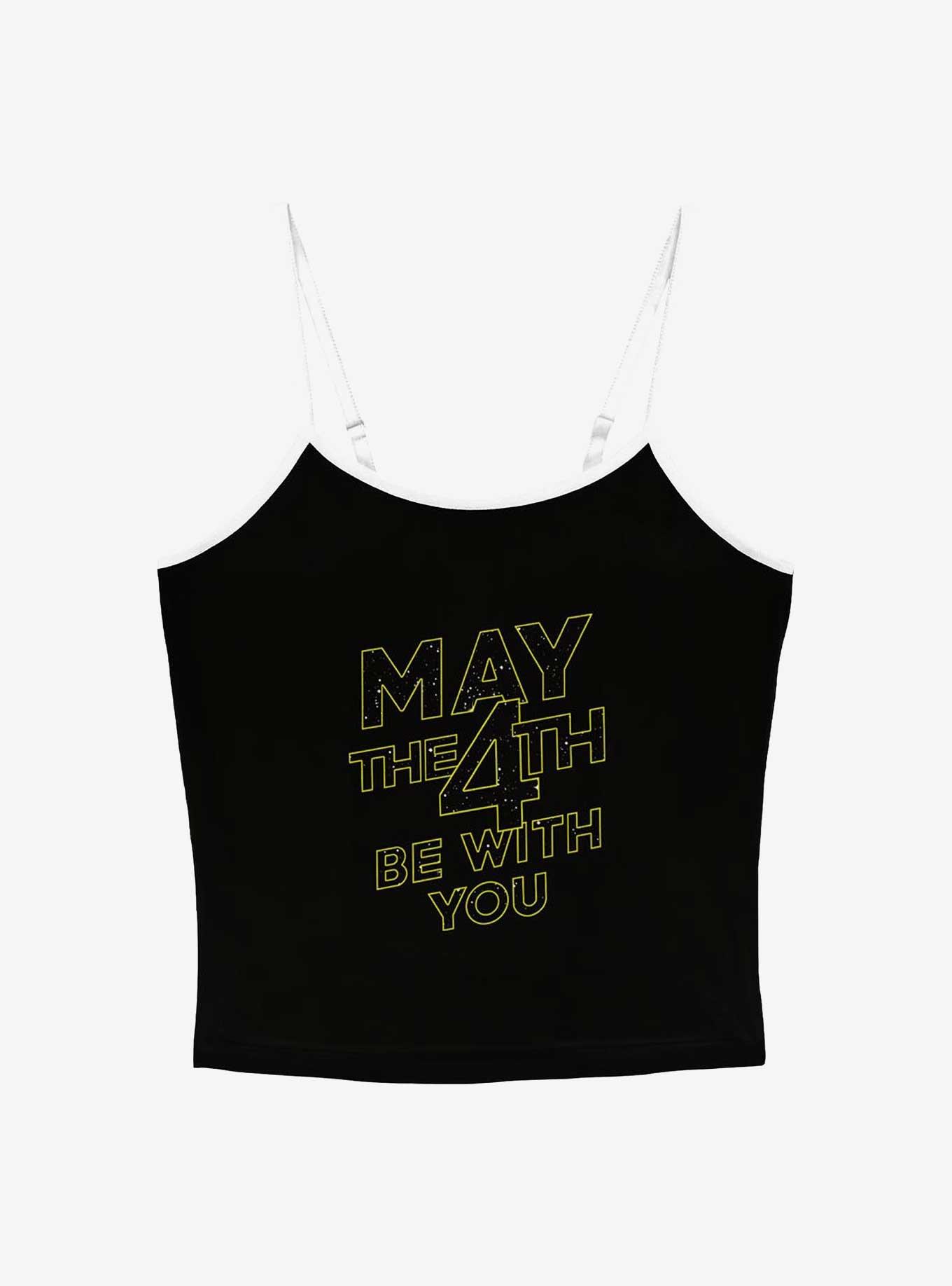 Star Wars May The 4th Be With You Girls Cami, BLACK, hi-res