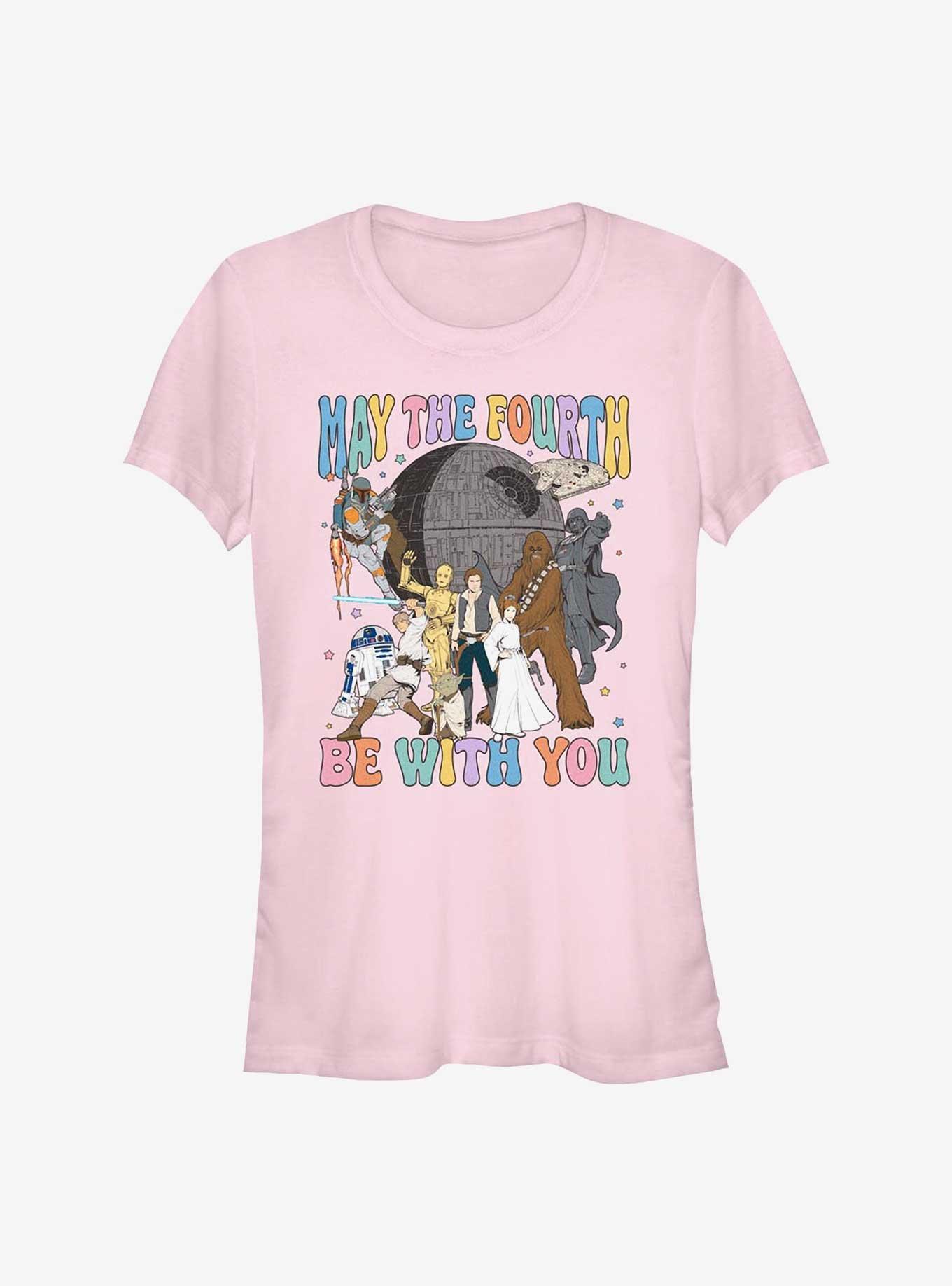 Star Wars May The Fourth Group Shot Girls T-Shirt, , hi-res