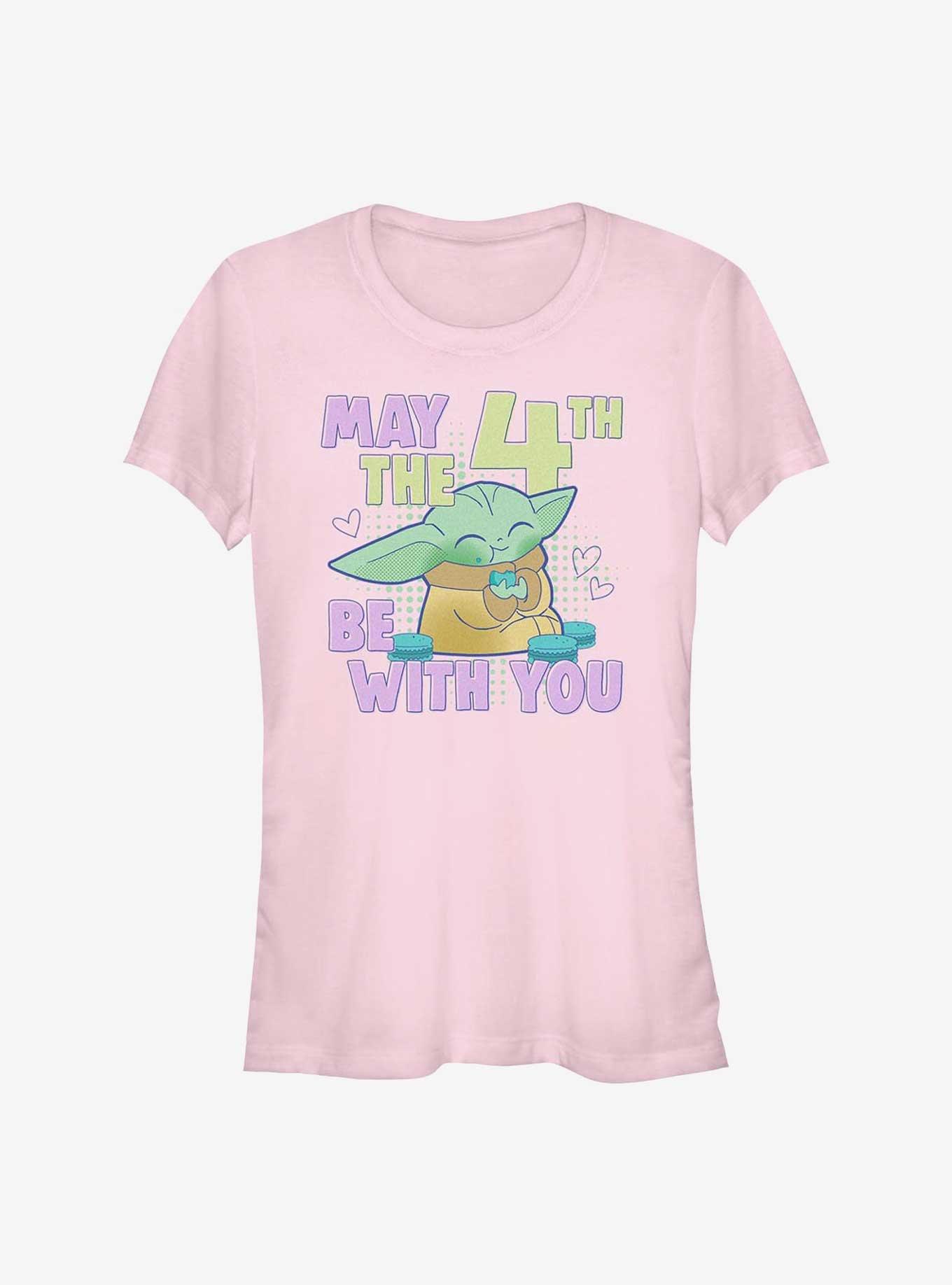 Star Wars The Mandalorian May The Grogu Girls T-Shirt, LIGHT PINK, hi-res