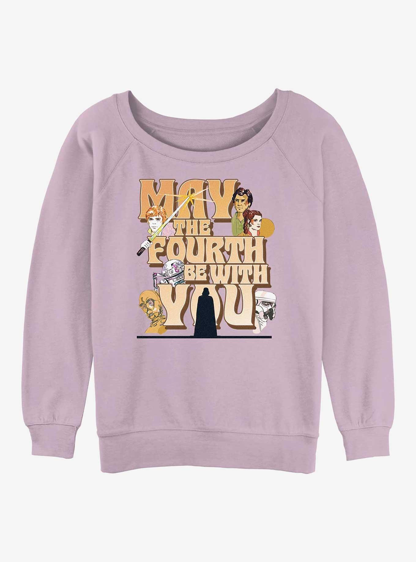 Star Wars May The Fourth Be With You Girls Slouchy Sweatshirt, , hi-res