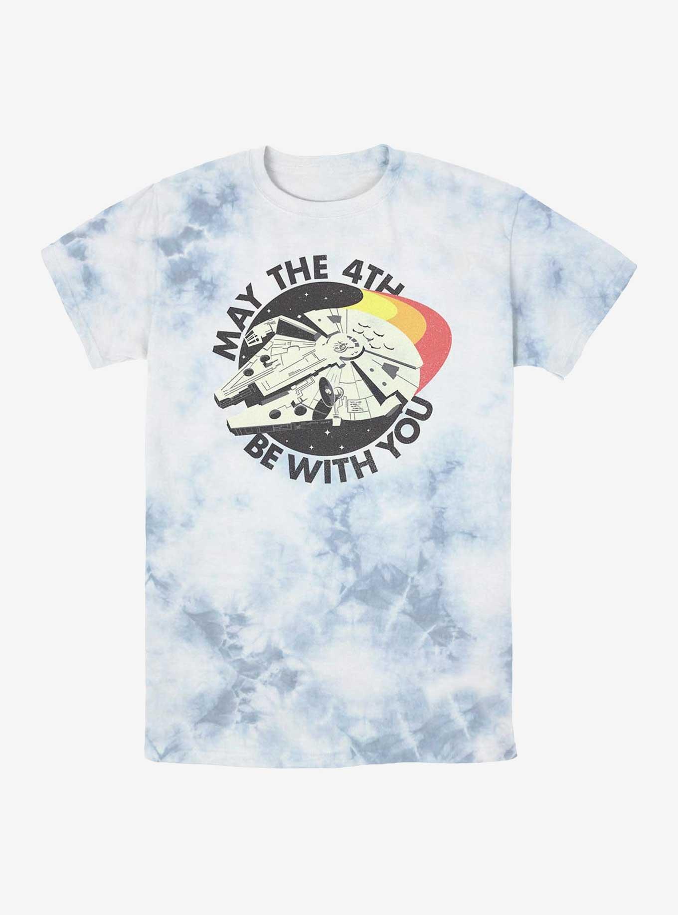 Star Wars Retro May Falcon Tie-Dye T-Shirt, , hi-res