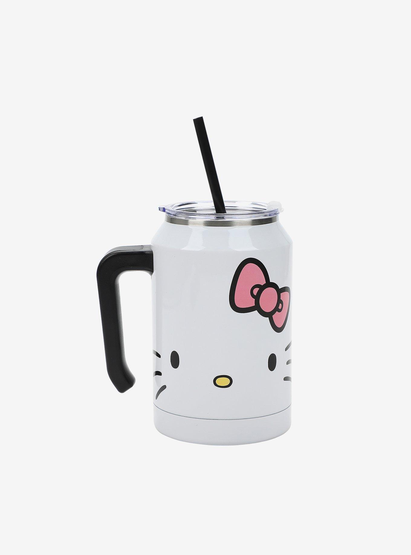 Hello Kitty Face Stainless Steel Travel Cup, , hi-res