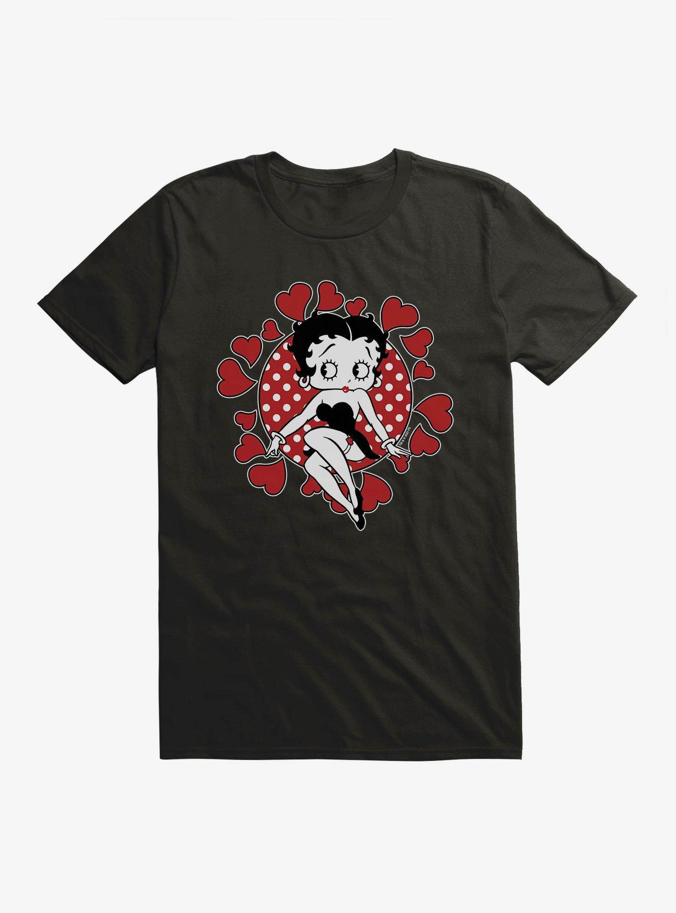 Betty Boop Surrounded By Love T-Shirt,Specials : American Fashion Style Bags On Sale