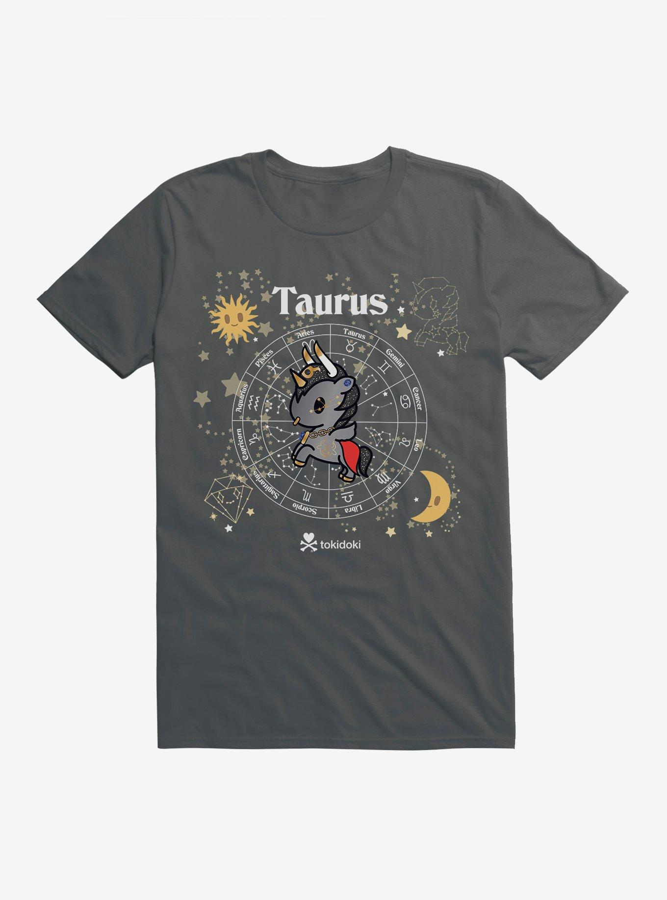 Tokidoki Unicorno Taurus T-Shirt, CHARCOAL, hi-res