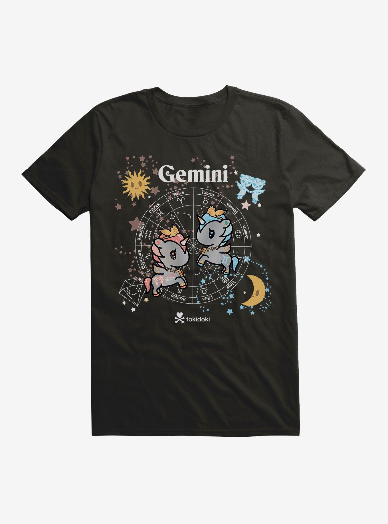 Tokidoki Unicorno Gemini T-Shirt, BLACK, hi-res