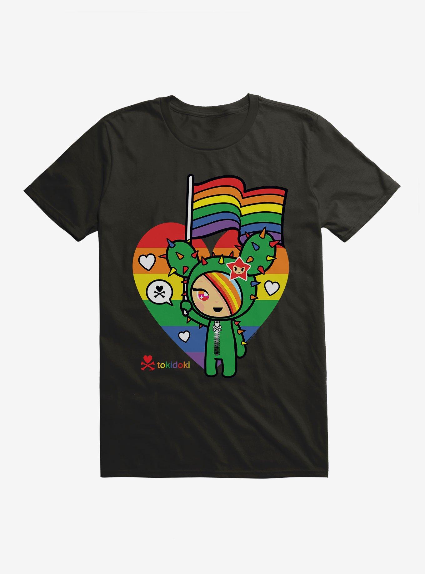 Tokidoki Pride Flag T-Shirt, BLACK, hi-res