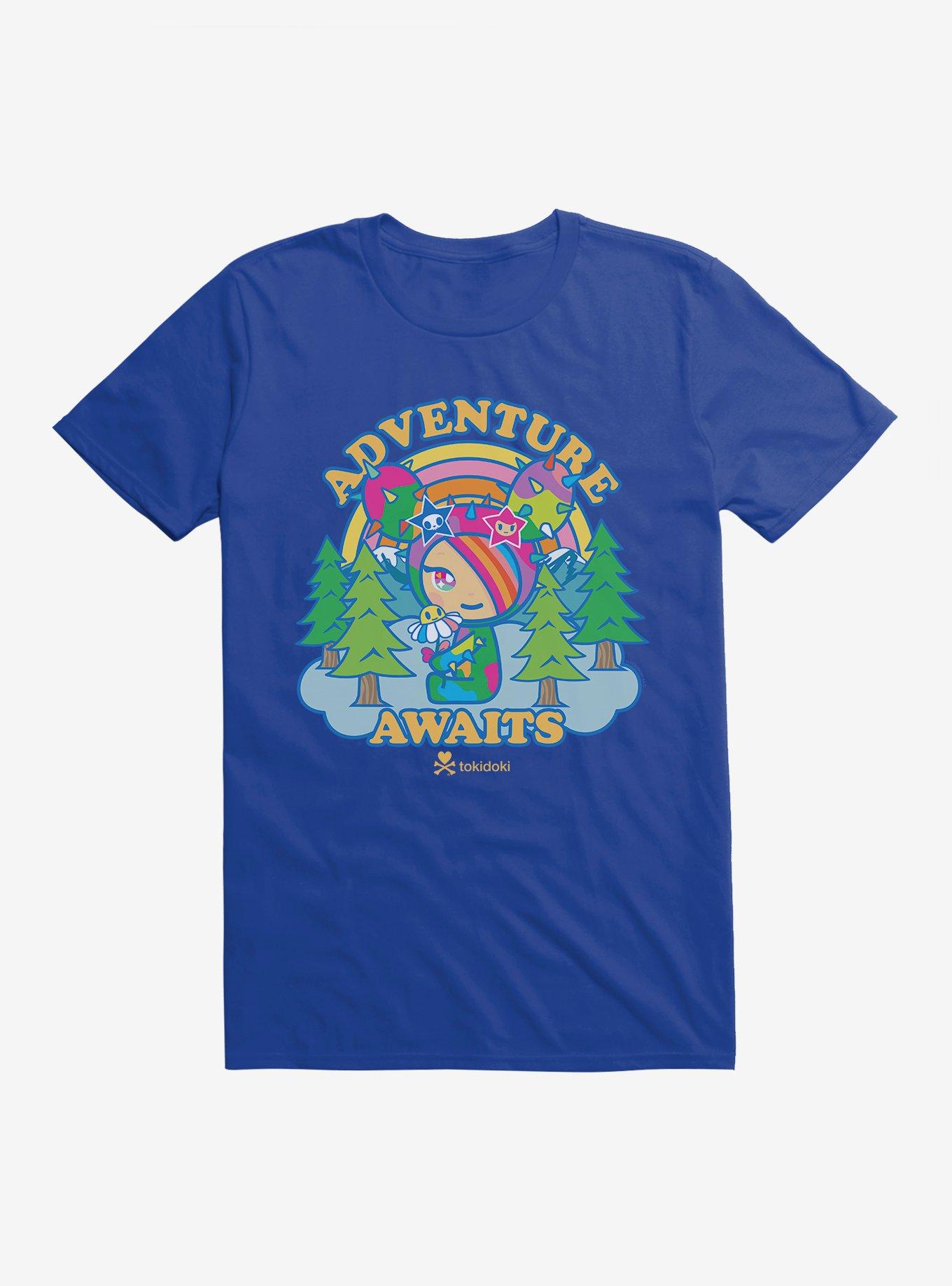 Tokidoki Adventure Awaits T-Shirt, ROYAL, hi-res