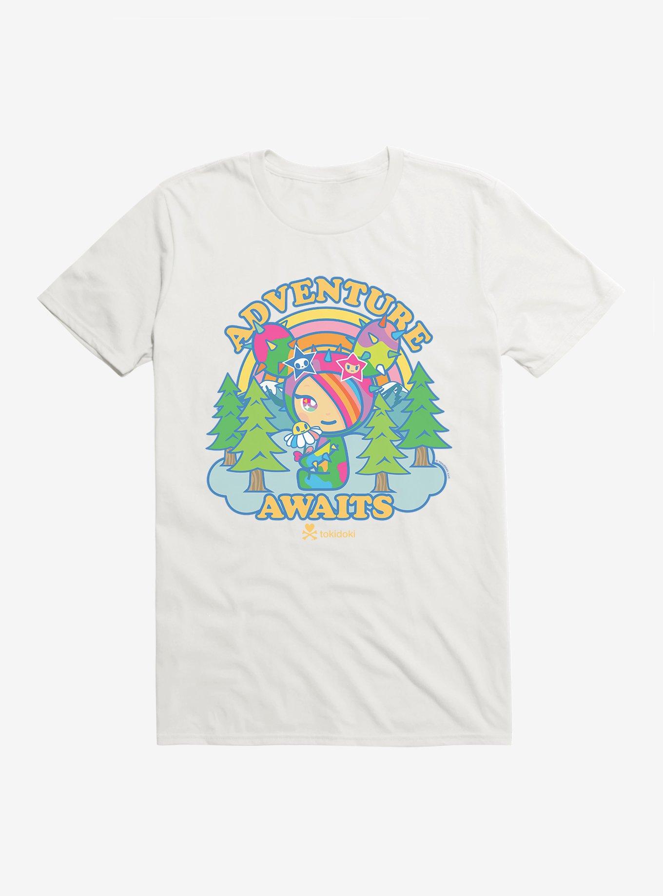 Tokidoki Adventure Awaits T-Shirt, WHITE, hi-res