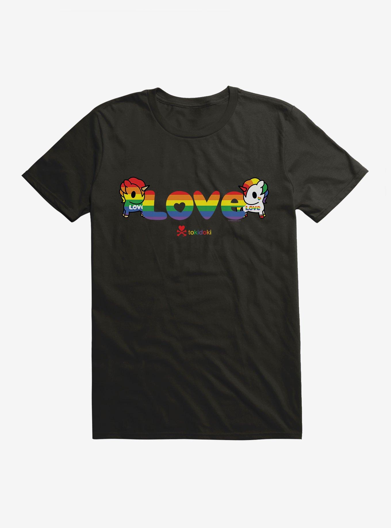 Tokidoki Pride Love T-Shirt, BLACK, hi-res