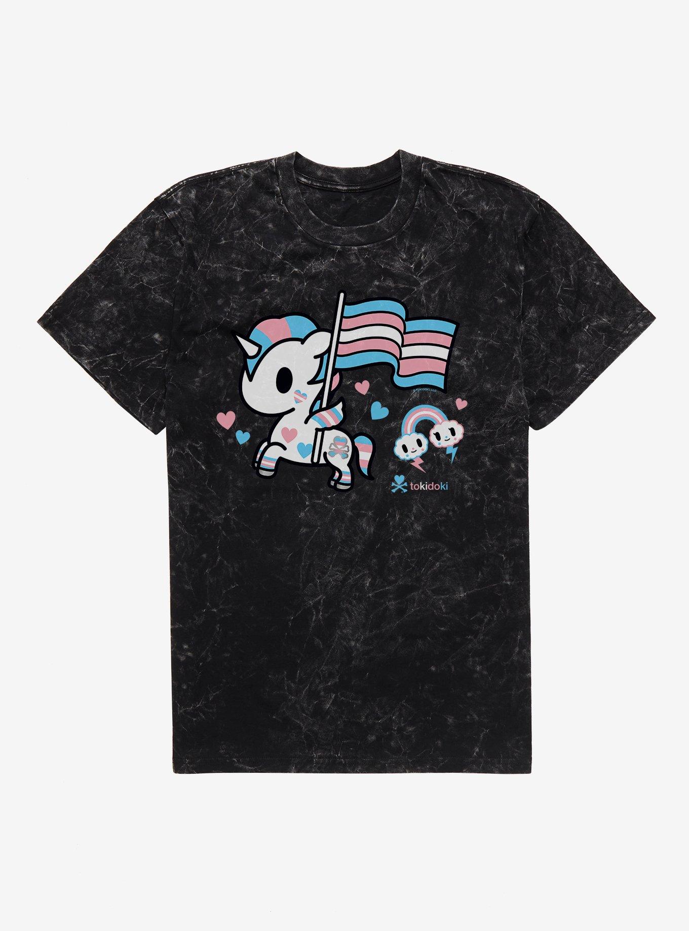 Tokidoki Unicorno Trans Pride Mineral Wash T-Shirt, , hi-res