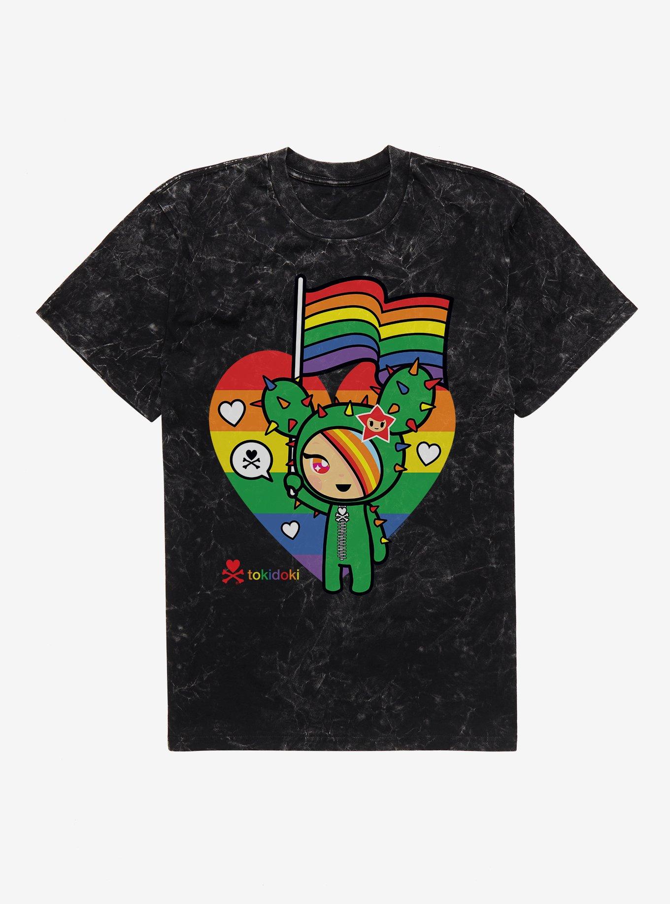 Tokidoki Pride Flag Mineral Wash T-Shirt, , hi-res
