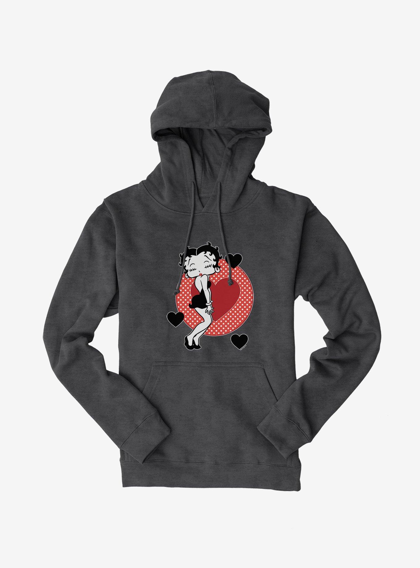 Betty Boop Pucker Up Hoodie, , hi-res