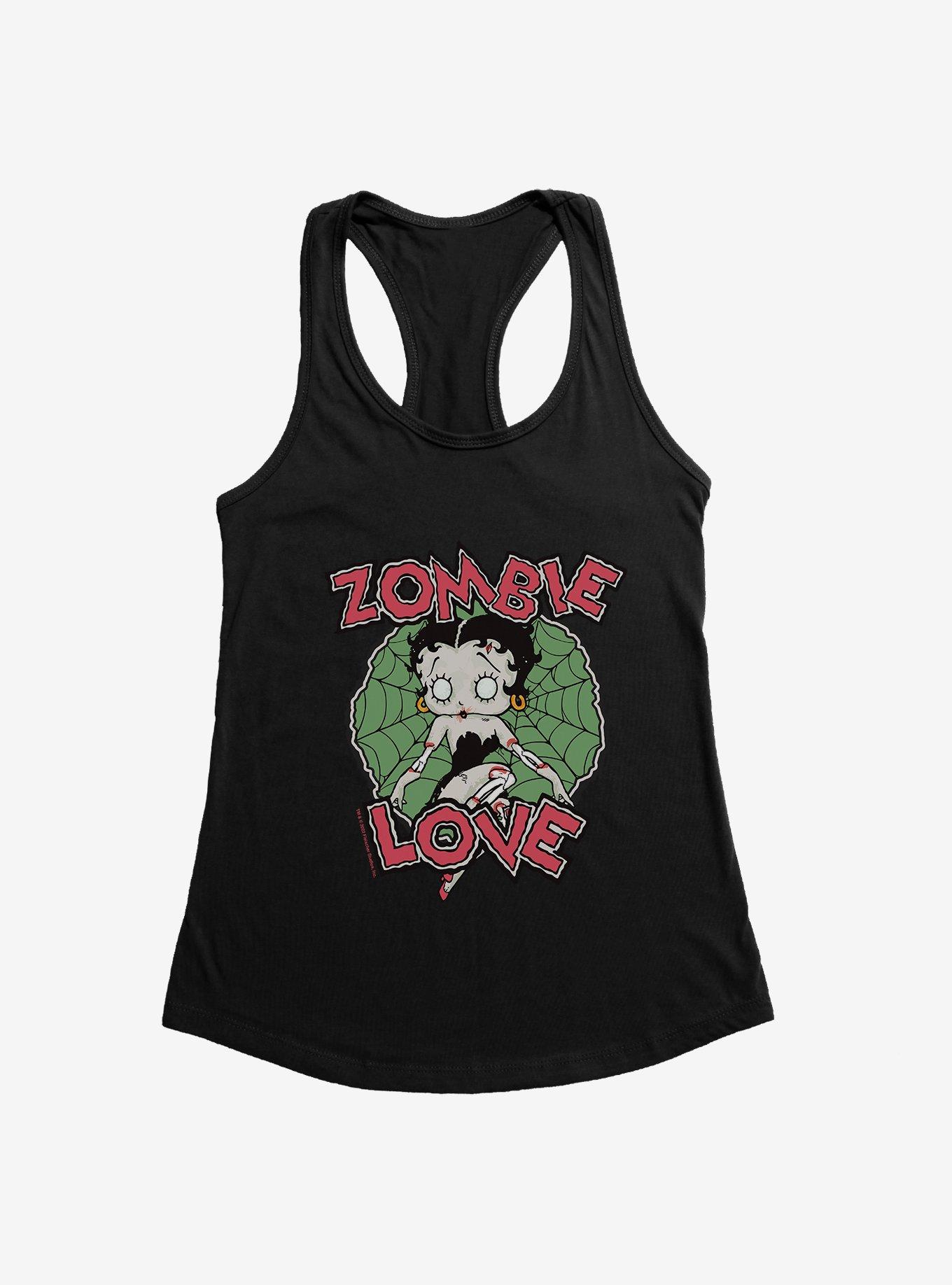 Betty Boop Zombie Love Womens Tank Top, , hi-res