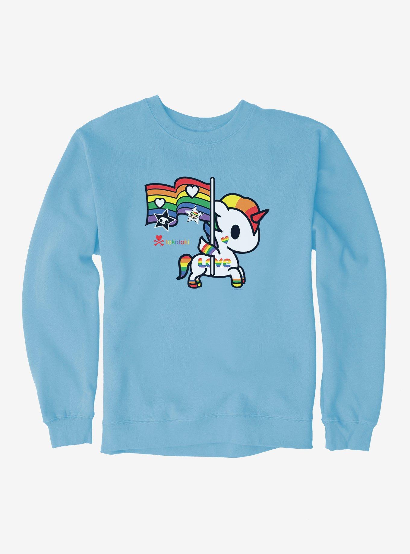 tokidoki Unicorno Pride Flag Sweatshirt, , hi-res