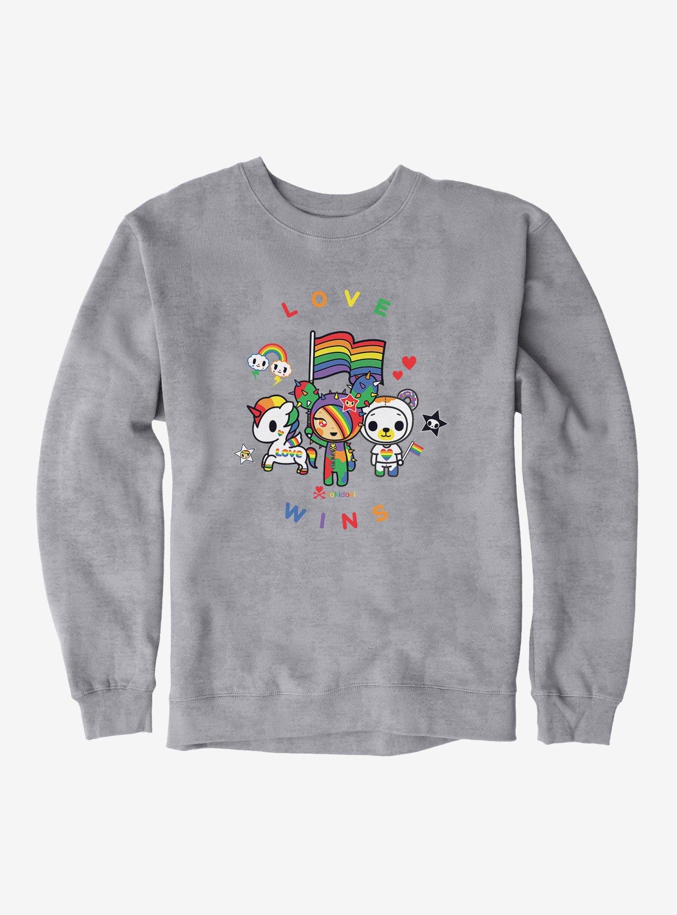 tokidoki Love Wins Sweatshirt, , hi-res