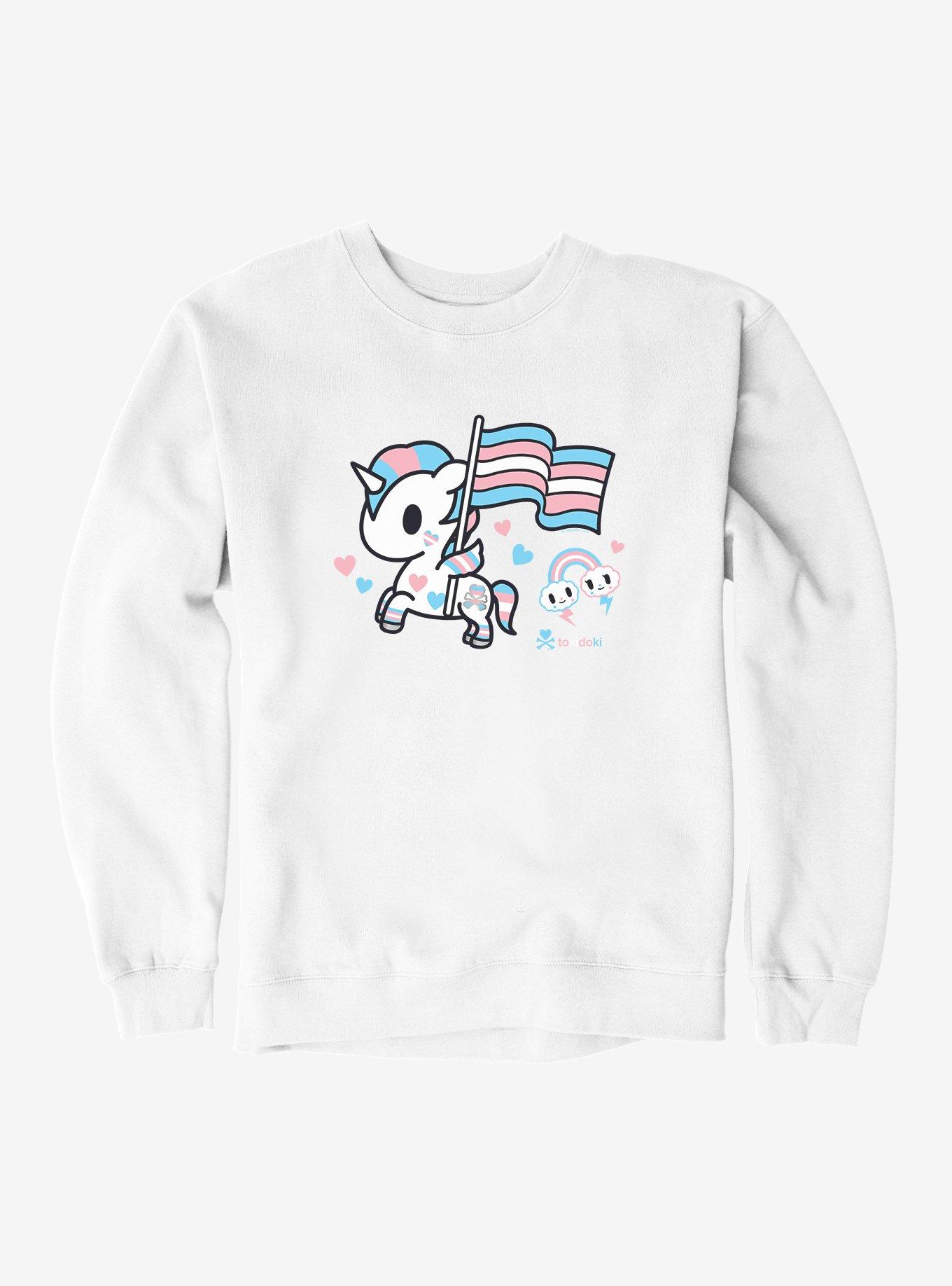 Tokidoki Unicorno Trans Pride Sweatshirt, , hi-res