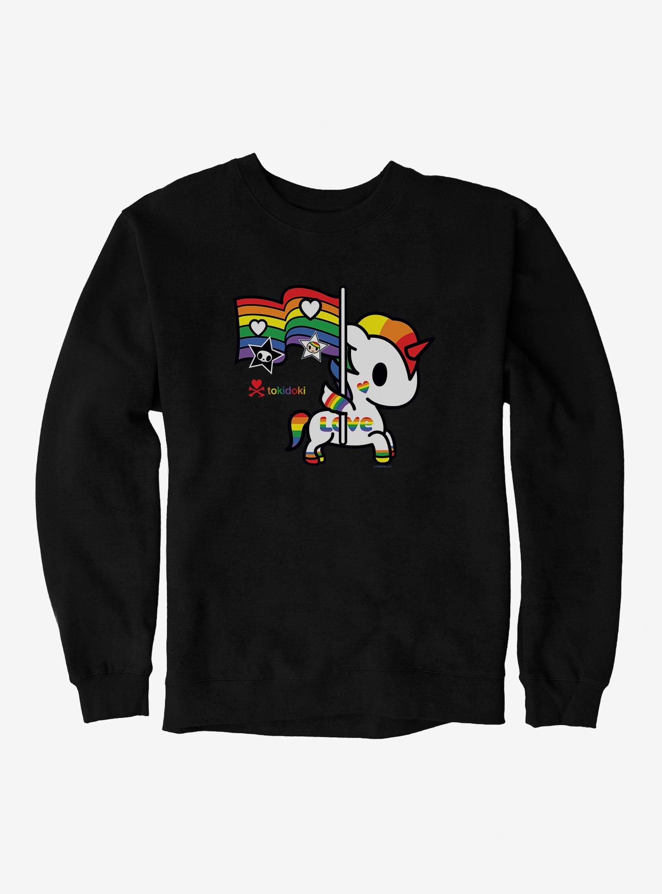 Tokidoki Unicorno Pride Flag Sweatshirt, , hi-res