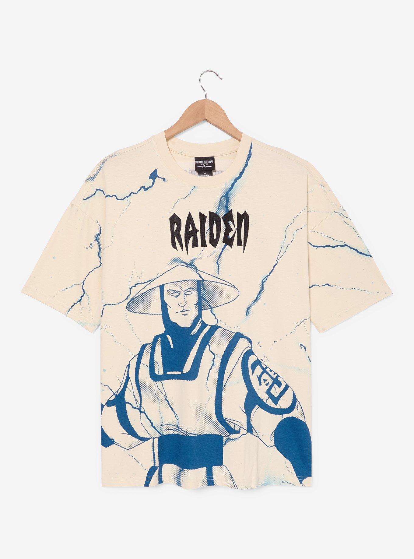 Mortal Kombat Raiden T-Shirt — BoxLunch Exclusive, , hi-res