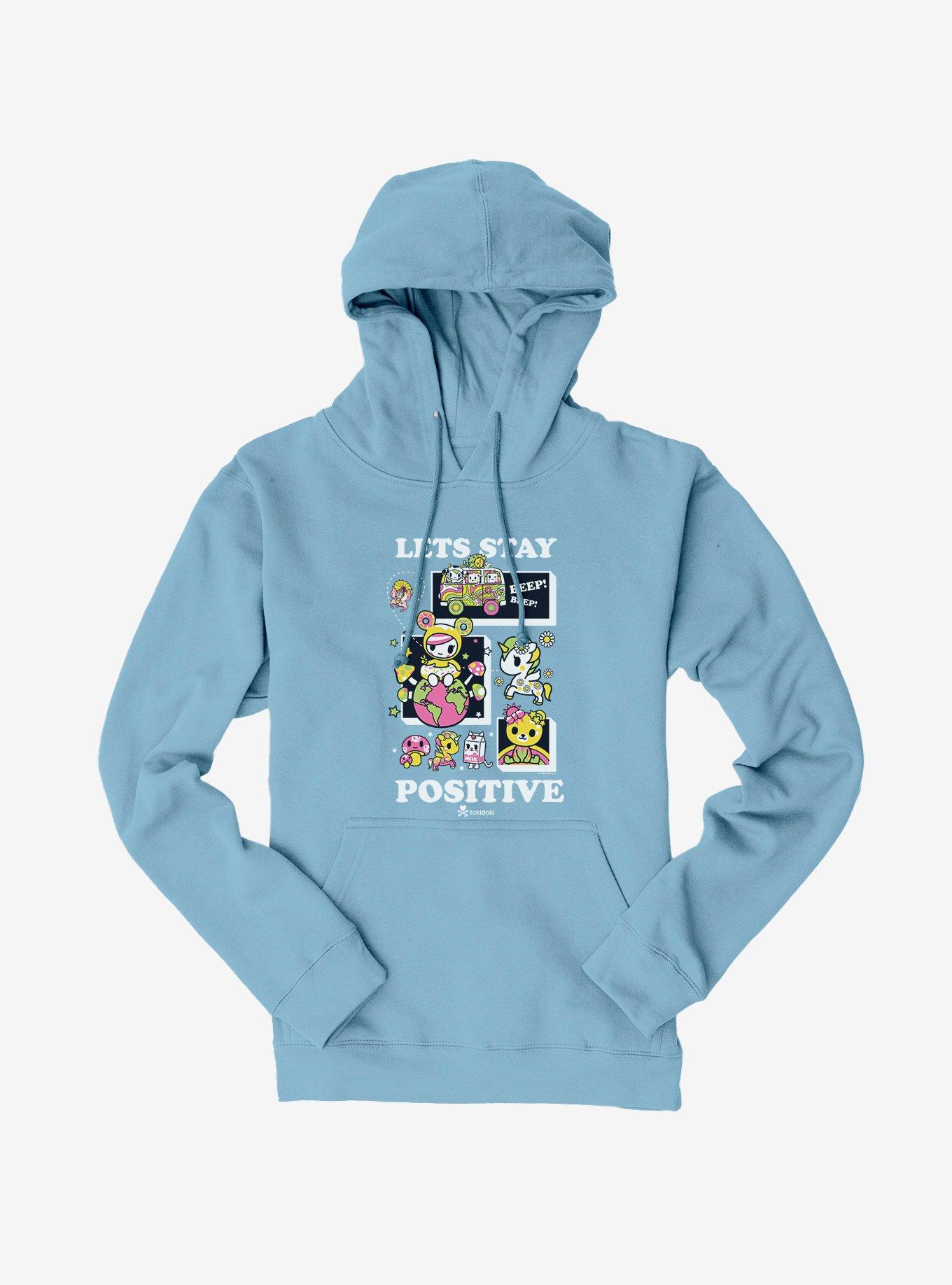 Tokidoki Lets Stay Positive Hoodie, , hi-res