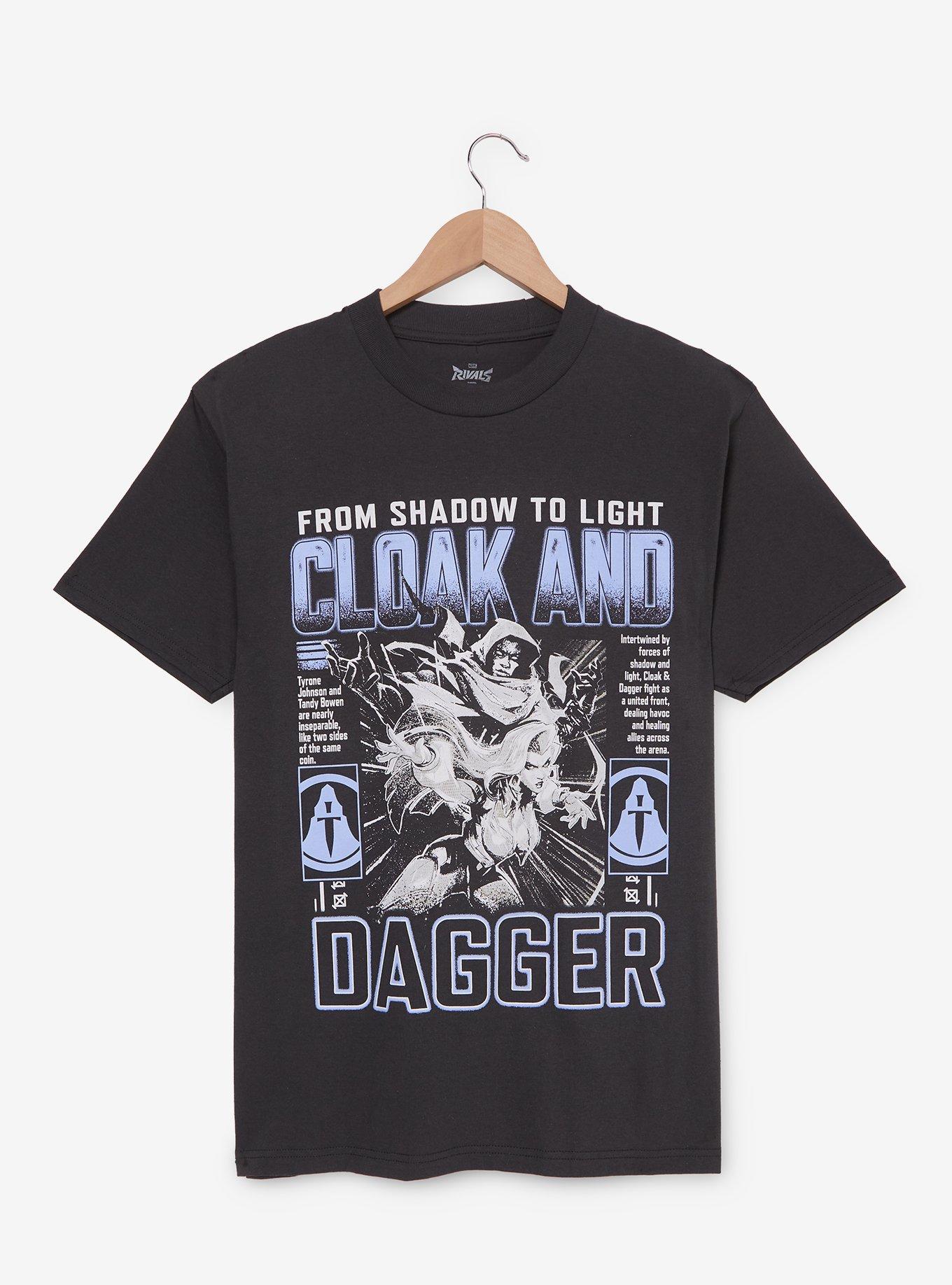 Marvel Rivals Cloak and Dagger Tonal Portrait T-Shirt - BoxLunch Exclusive, , hi-res