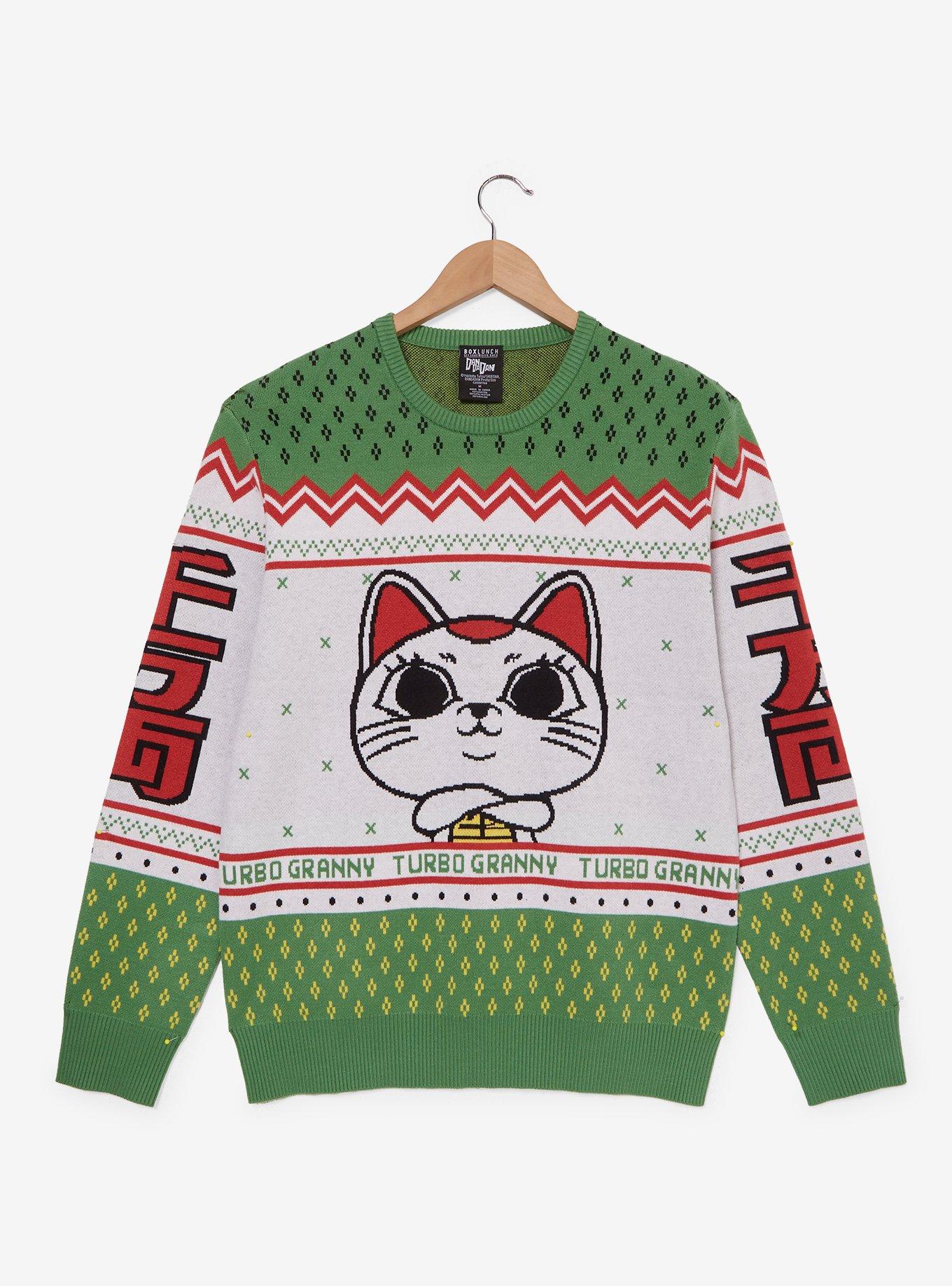 Dandadan Turbo Granny Holiday Sweater - BoxLunch Exclusive, , hi-res