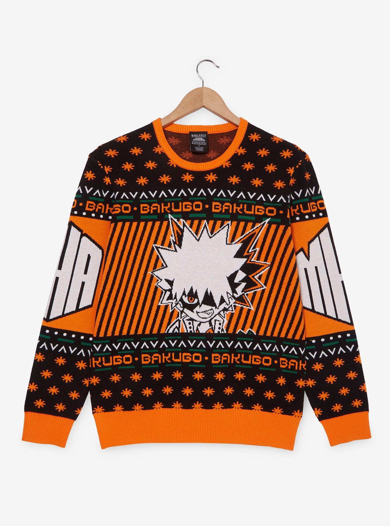 My Hero Academia Bakugo Holiday Sweater - BoxLunch Exclusive, , hi-res