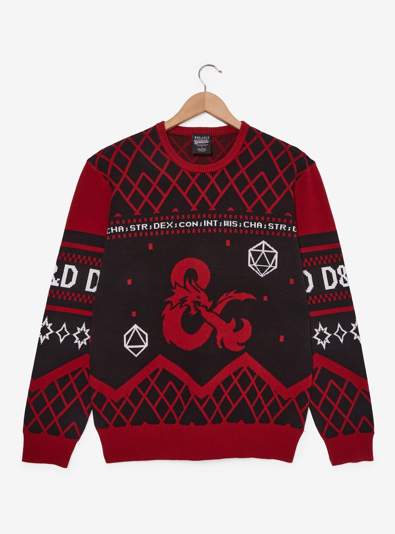 Dungeons & Dragons Holiday Sweater - BoxLunch Exclusive, , hi-res