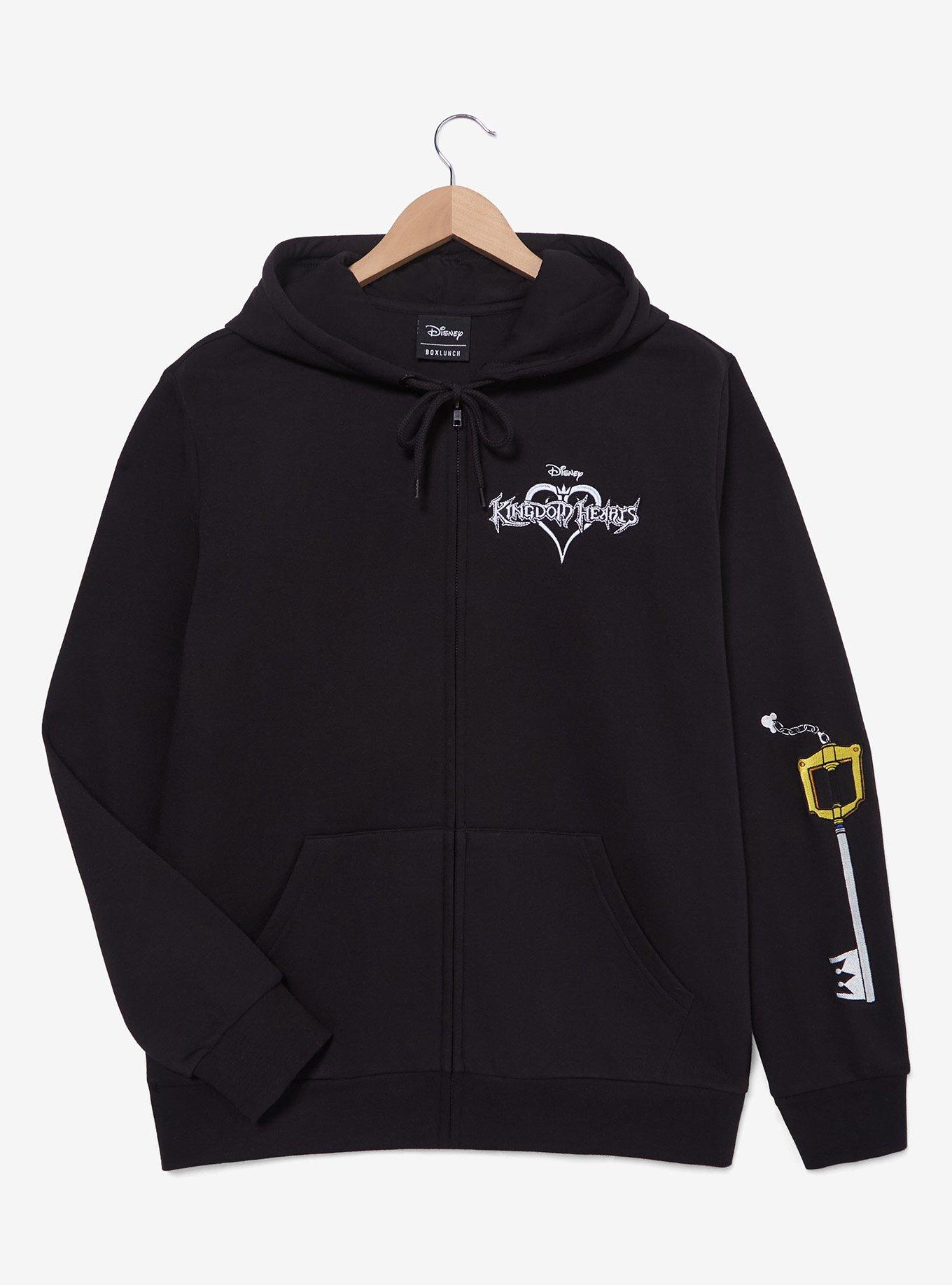Disney Kingdom Hearts Logo Zippered Hoodie - BoxLunch Exclusive