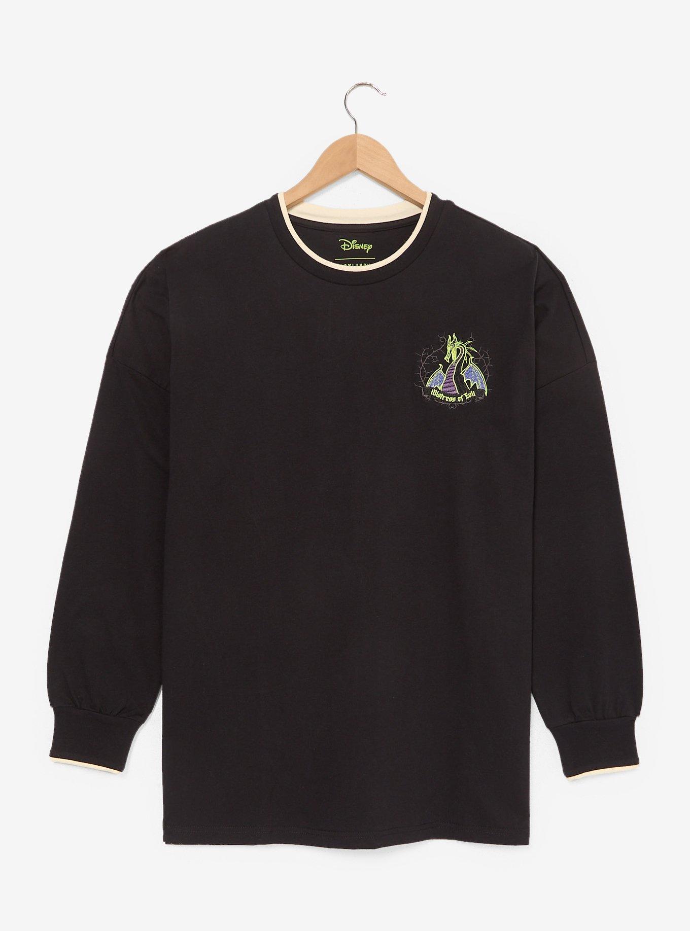 Disney Sleeping Beauty Maleficent Dragon Glow-in-the-Dark Crewneck — BoxLunch Exclusive, , hi-res