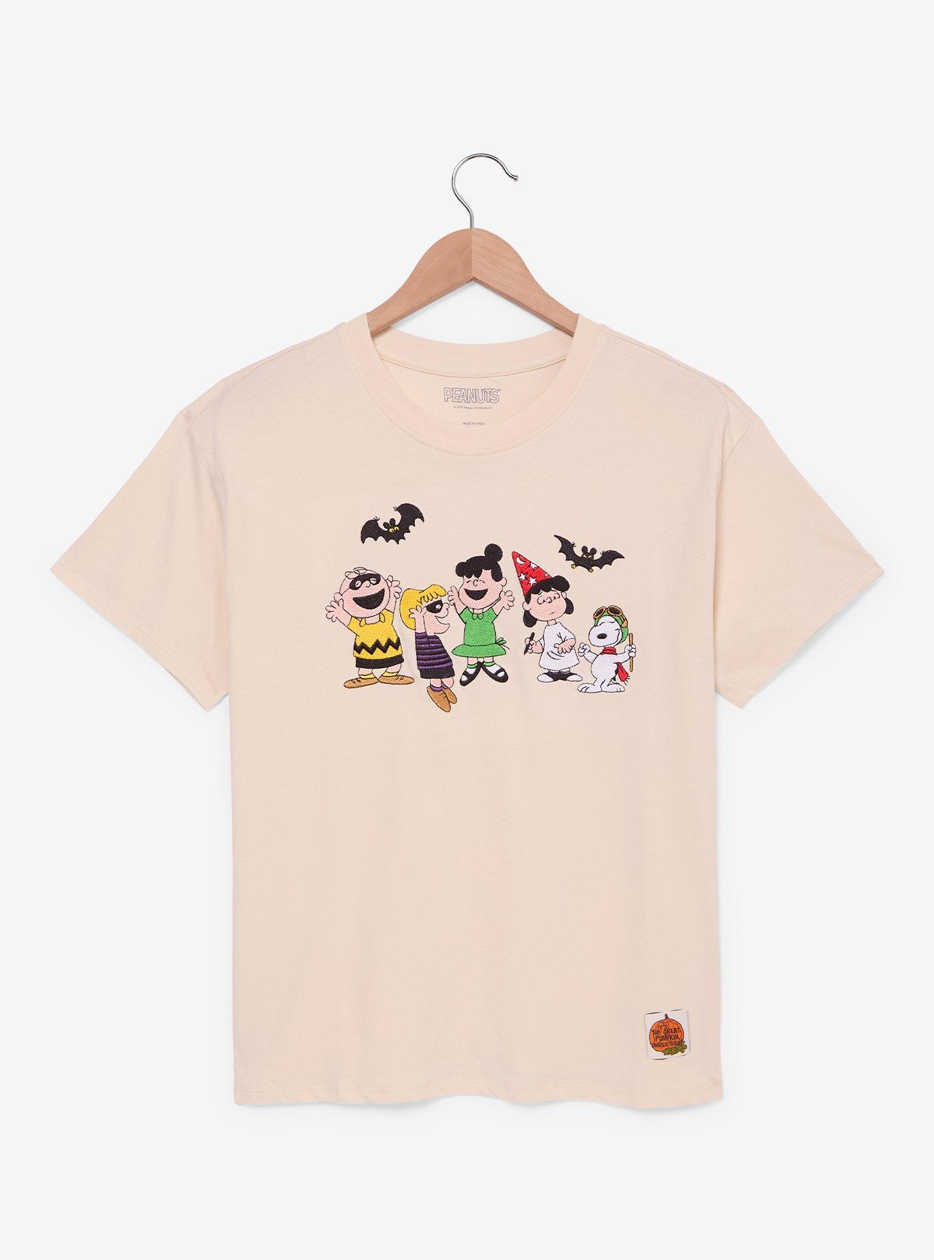 Peanuts Halloween Costumes Embroidered Plus Size T-Shirt - BoxLunch Exclusive, , hi-res