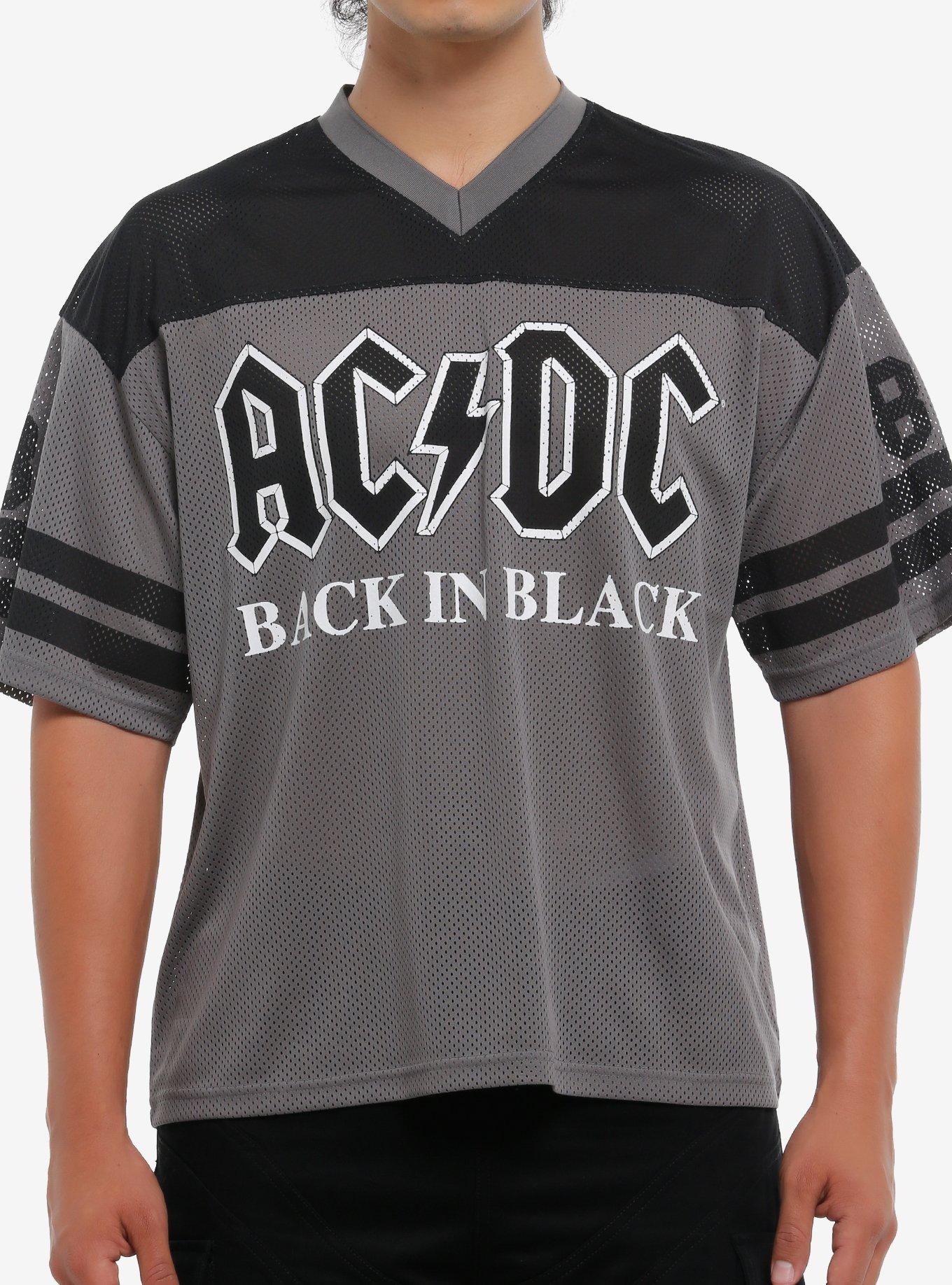 AC/DC Back In Black Football Jersey, , hi-res