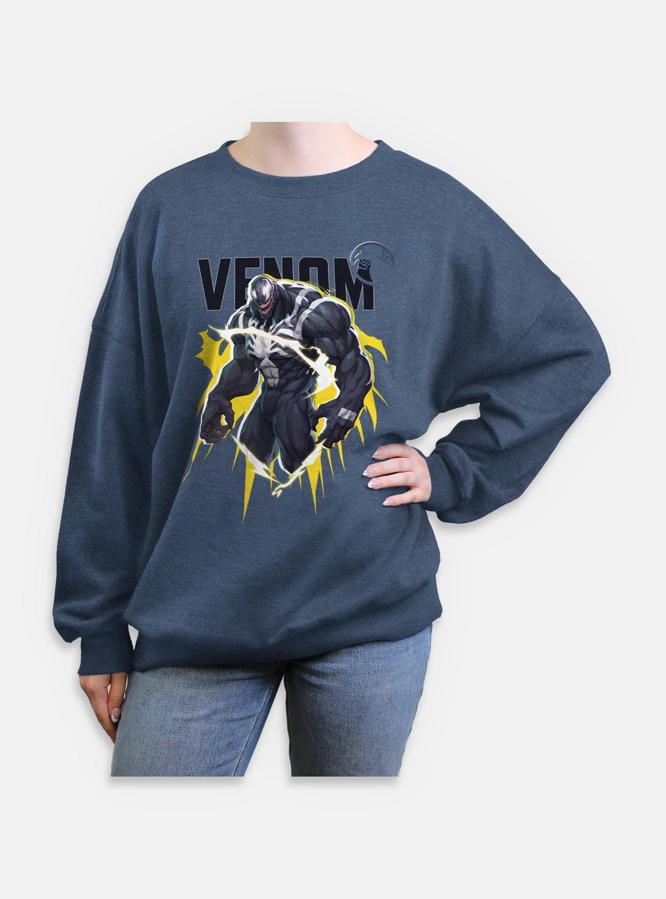 Marvel Rivals Venom Energy Womens Oversized Sweatshirt, , hi-res