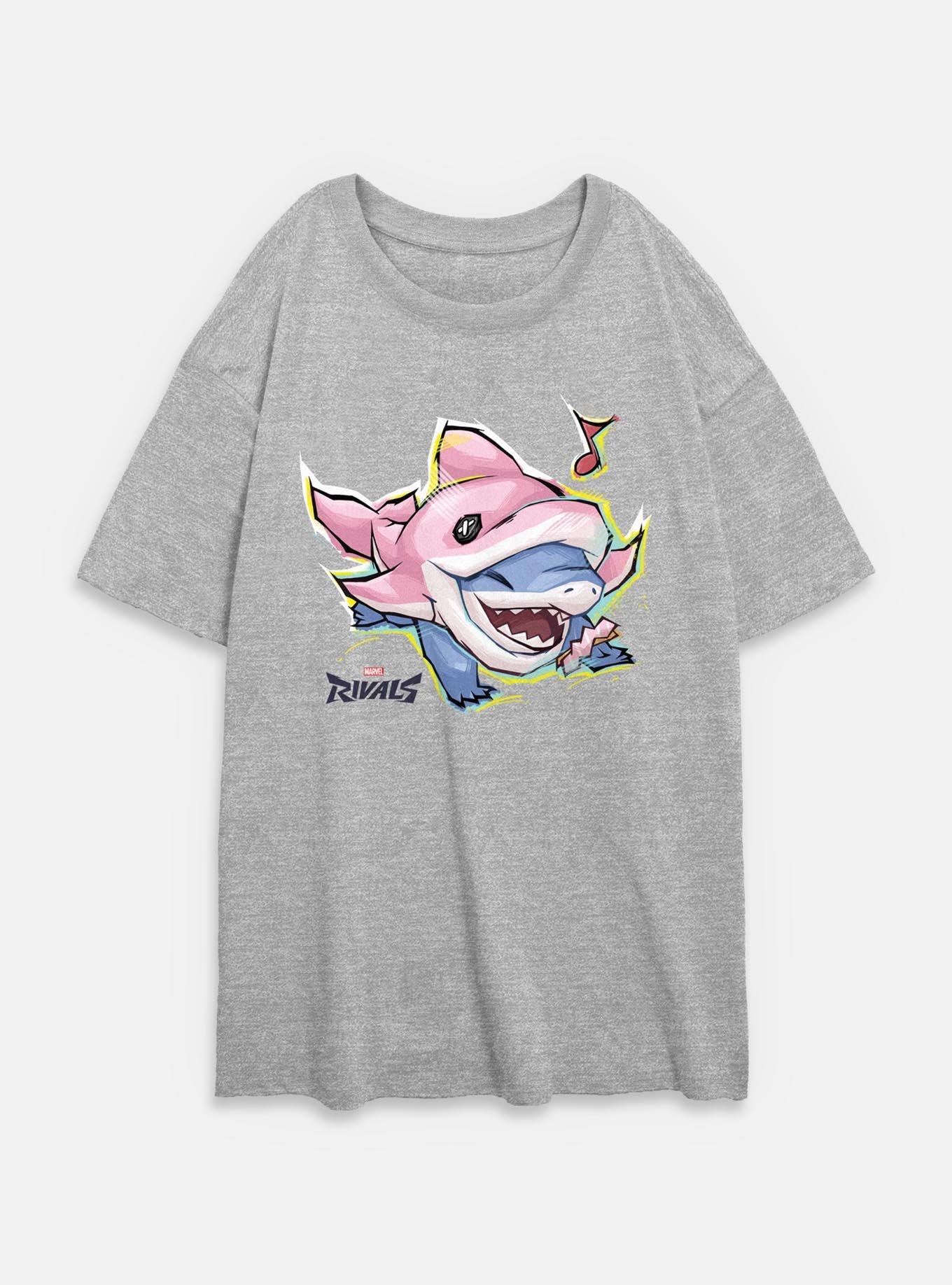 Marvel Rivals Happy Jeff The Landshark Womens Oversized T-Shirt, , hi-res
