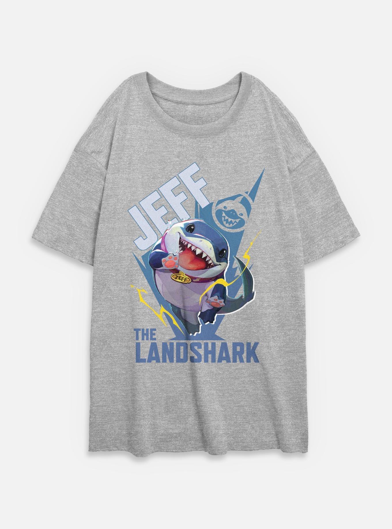 Marvel Rivals Jeff The Landshark Womens Oversized T-Shirt, , hi-res