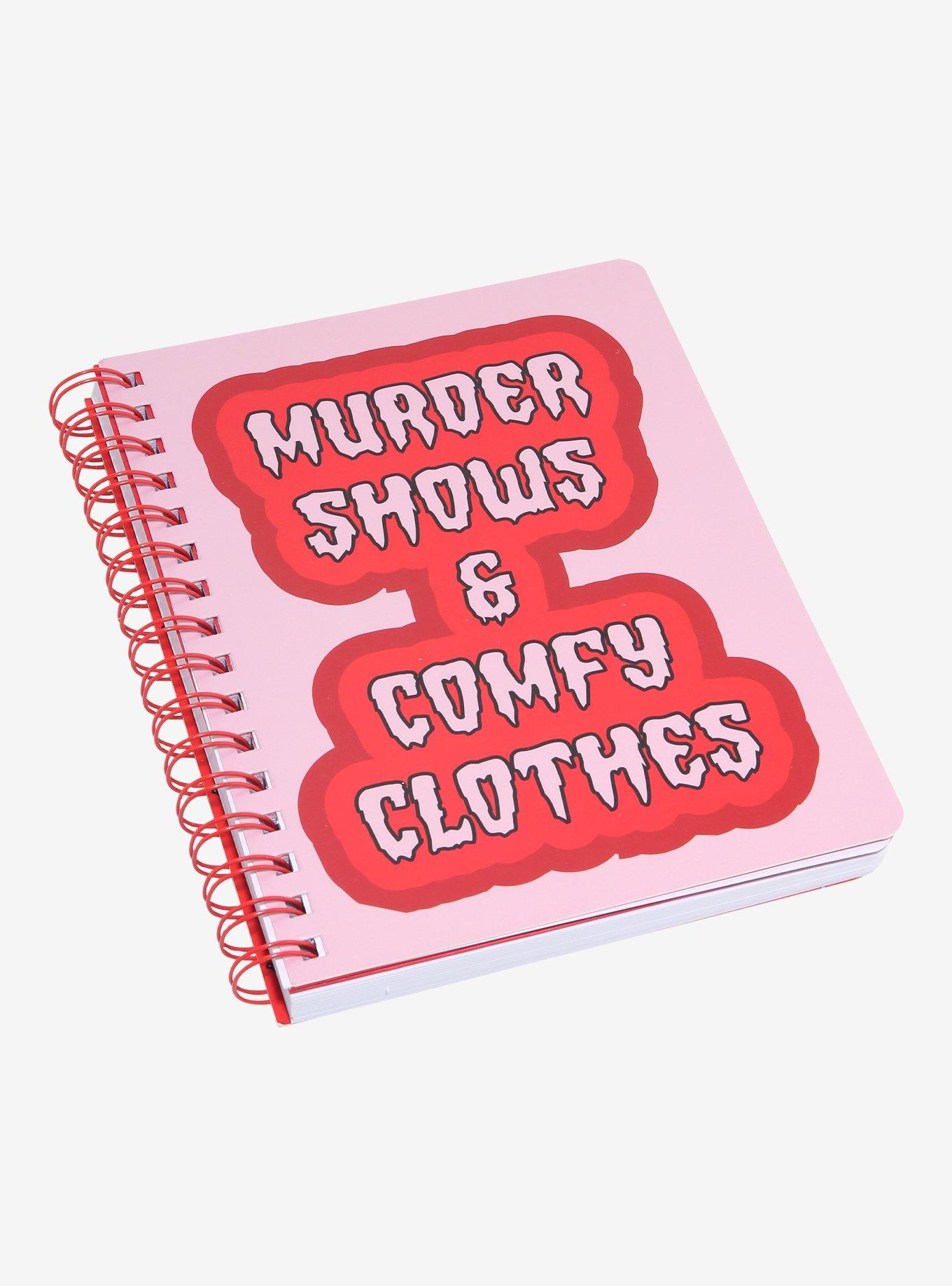 Pipsticks Swear Jar Murder Shows Spiral Notebook, , hi-res