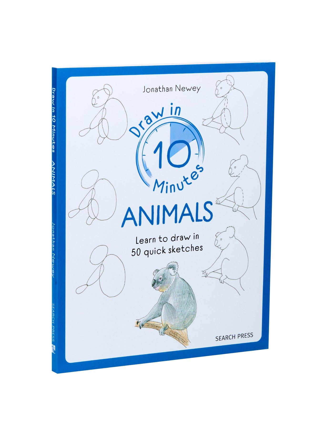 Draw In 10 Minutes: Animals Book, , hi-res