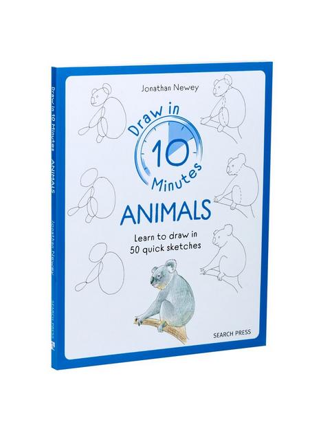 Draw In 10 Minutes: Animals Book | Hot Topic