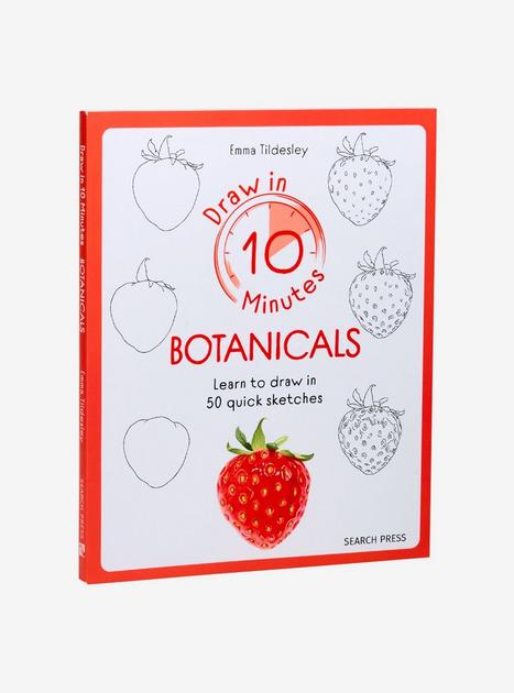 Draw In 10 Minutes: Botanicals Book | Hot Topic