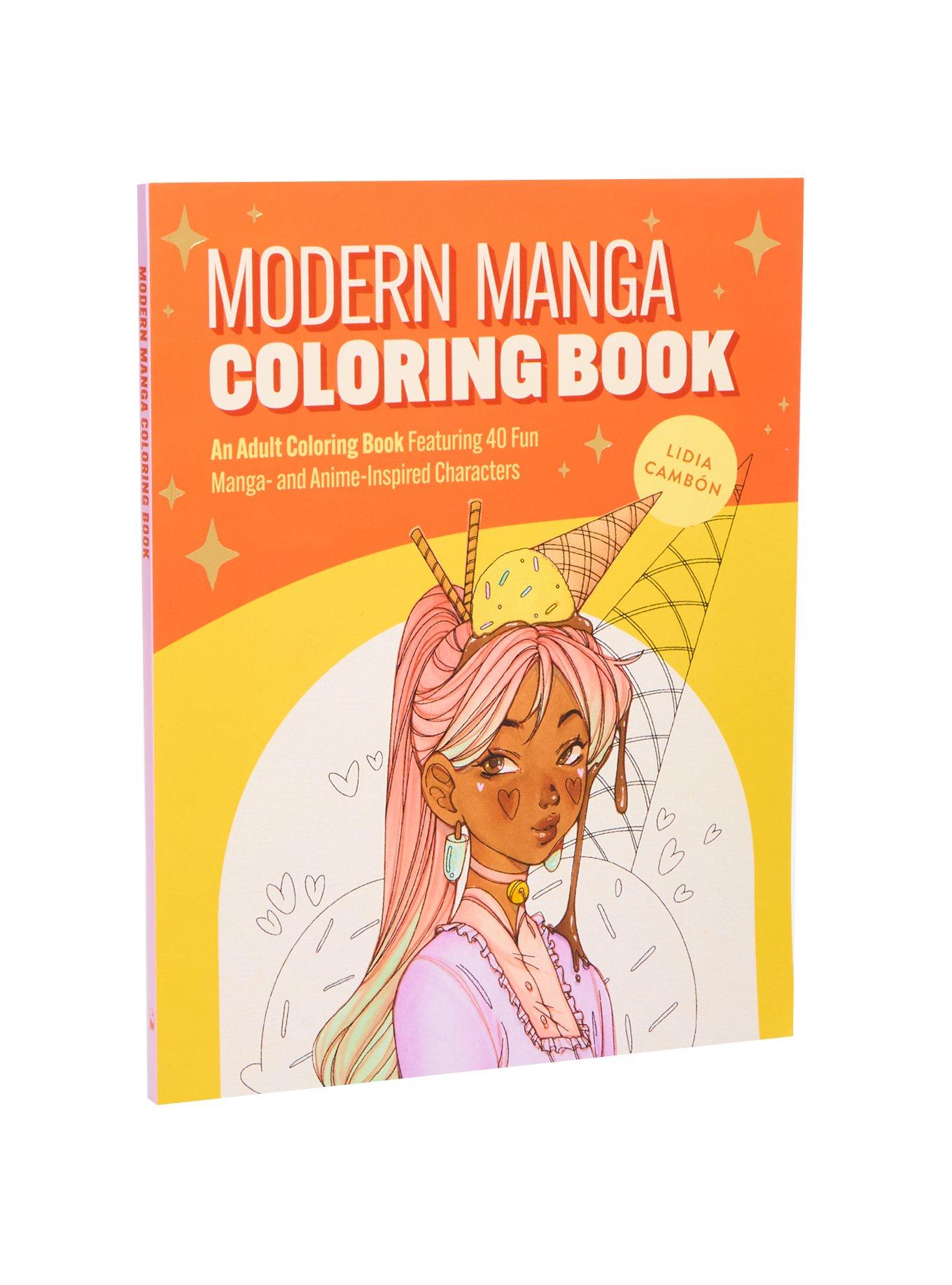 Modern Manga Coloring Book, , hi-res