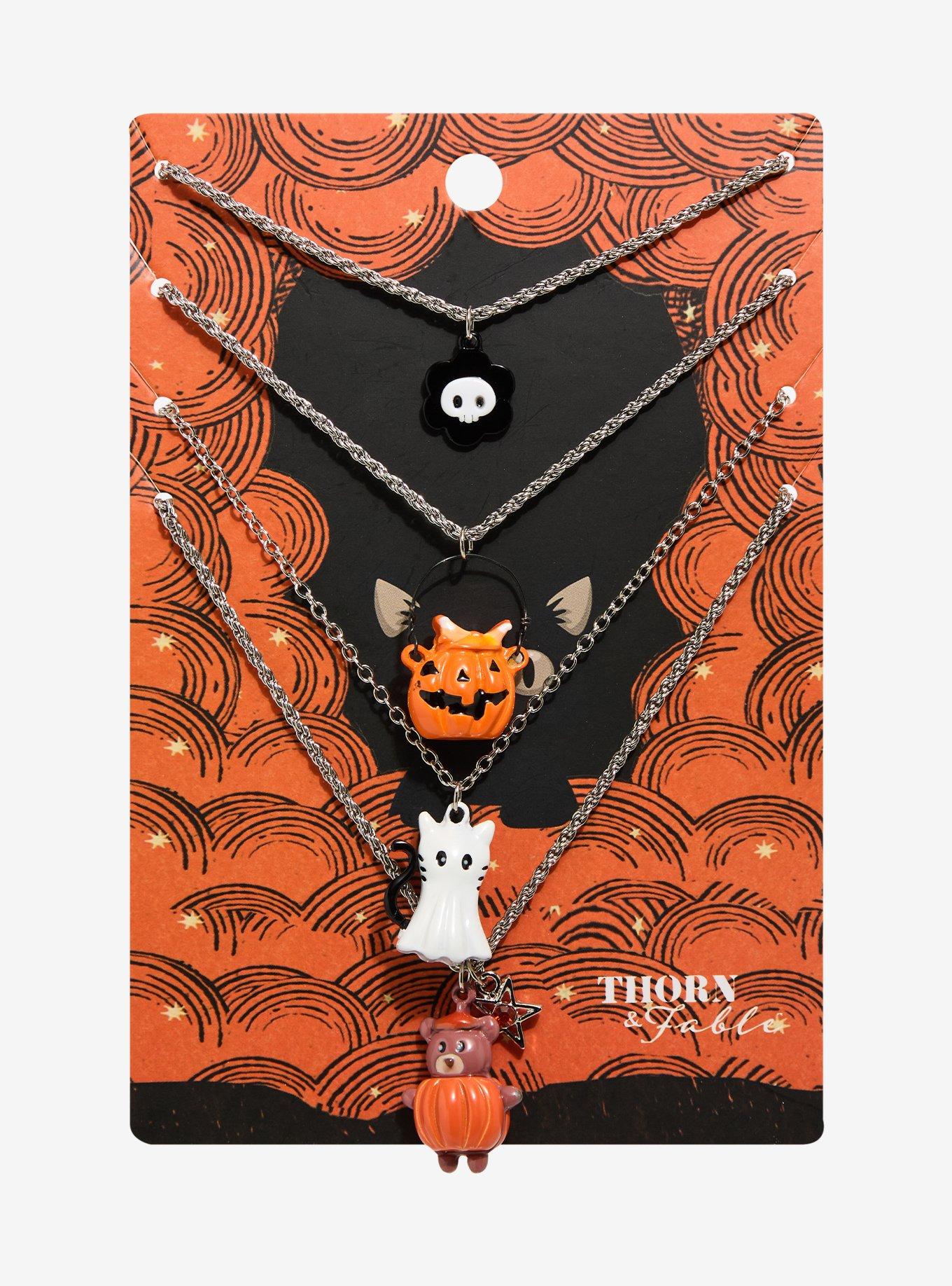 Thorn & Fable Halloween Critters Necklace Set, , hi-res