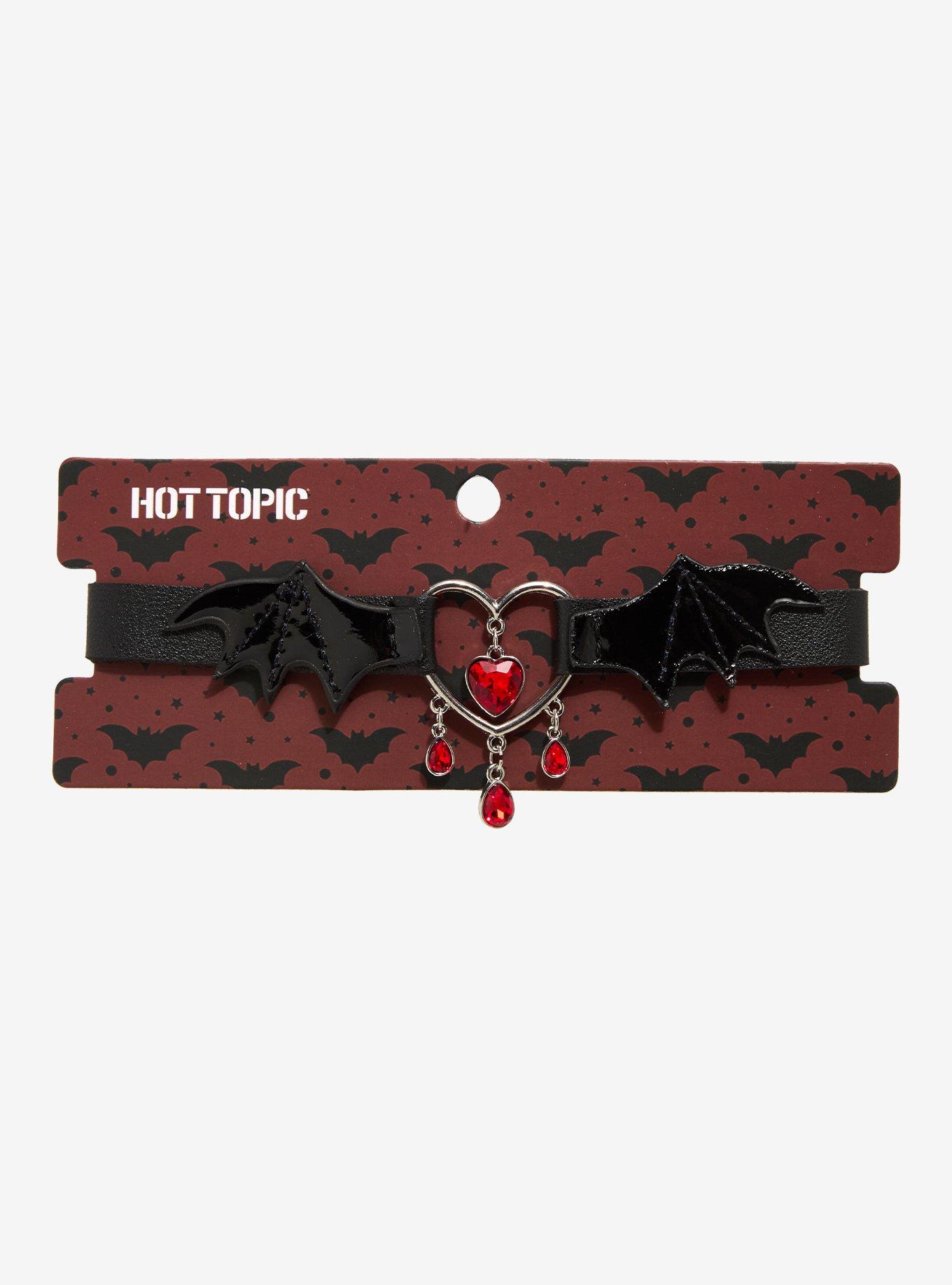 Heart Bat Wing Choker, , hi-res