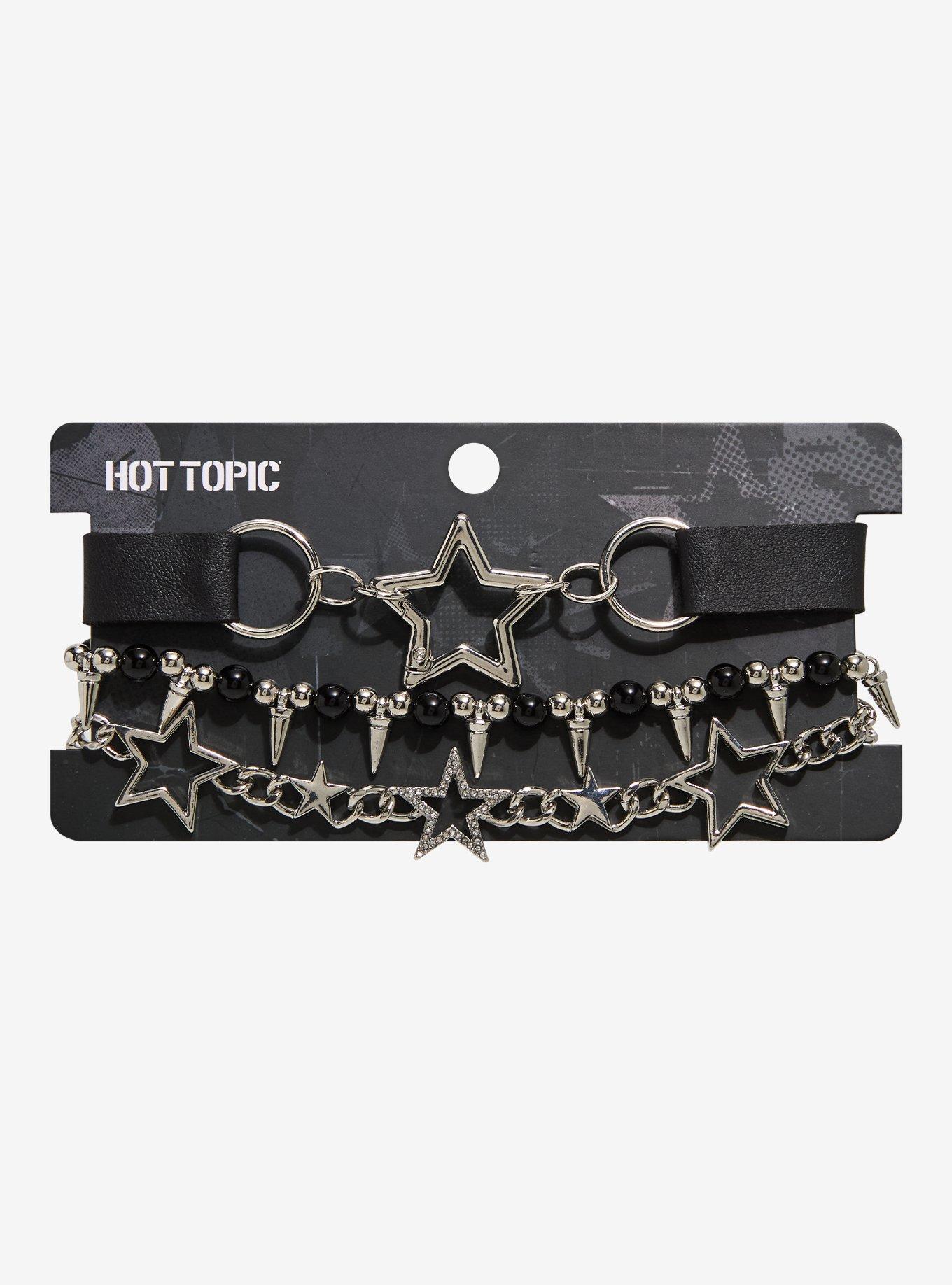 Star Chain Spike Choker Set, , hi-res