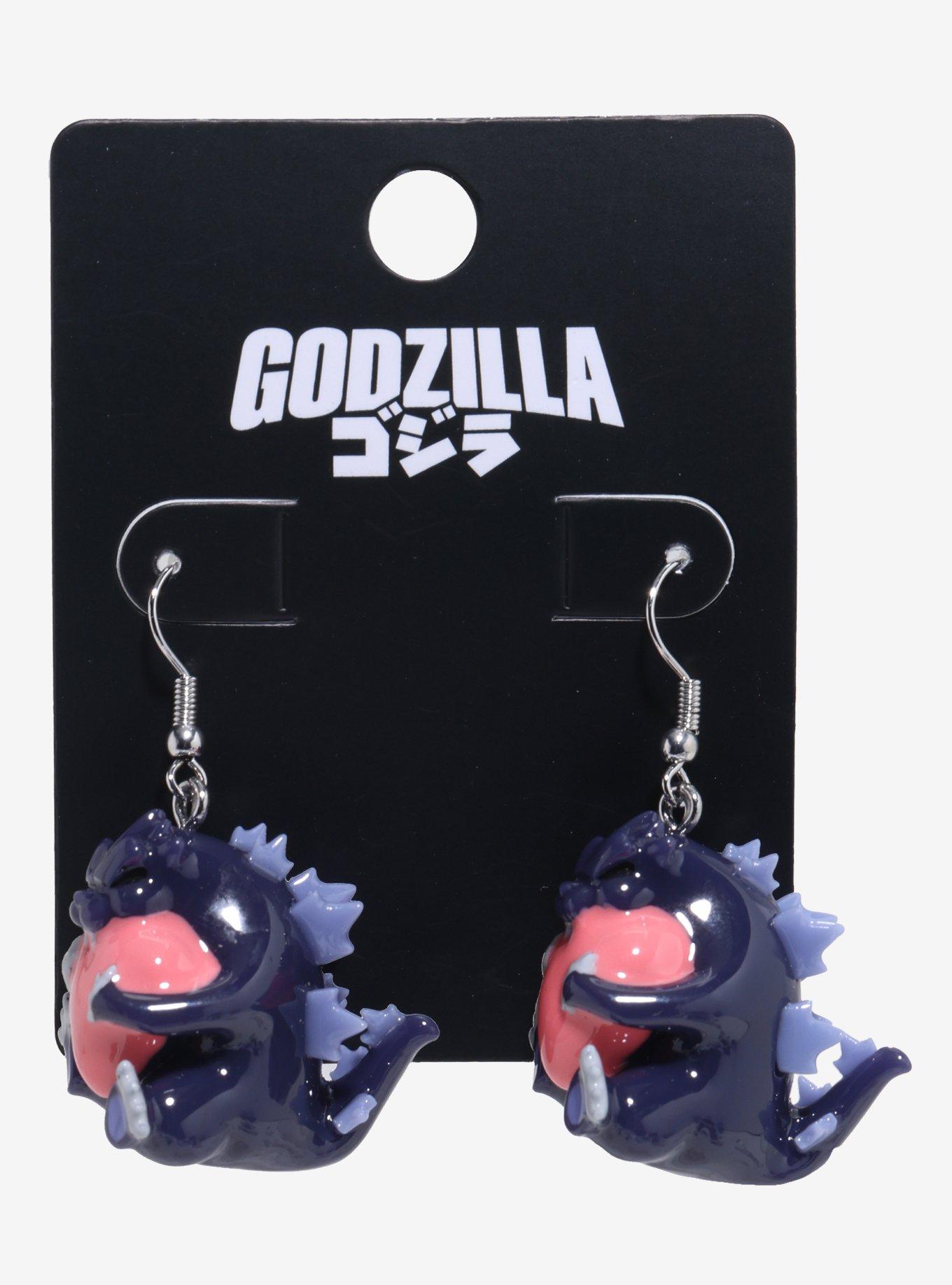 Godzilla Heart Figural Drop Earrings, , hi-res