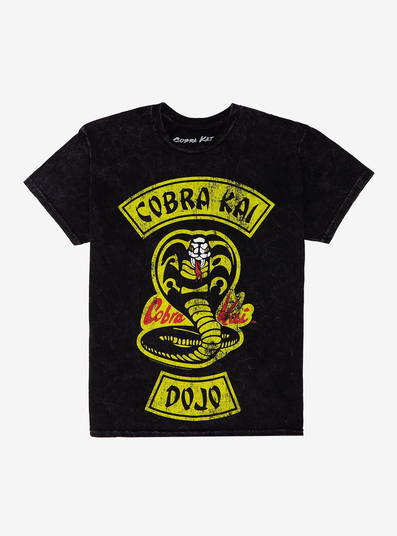 Cobra Kai Logo Mineral Wash T-Shirt, , hi-res