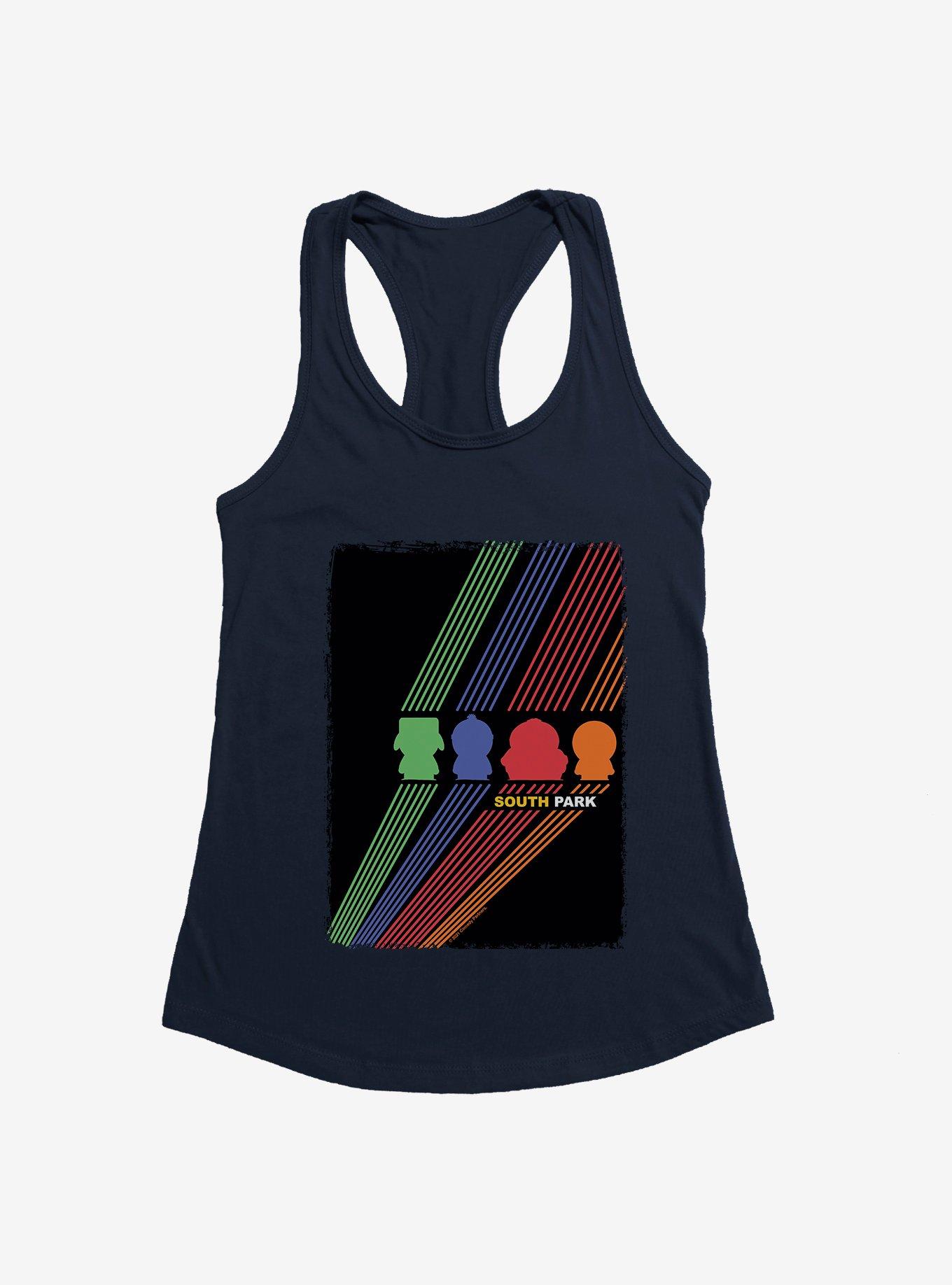 South Park Multicolor Silhouettes Girls Tank