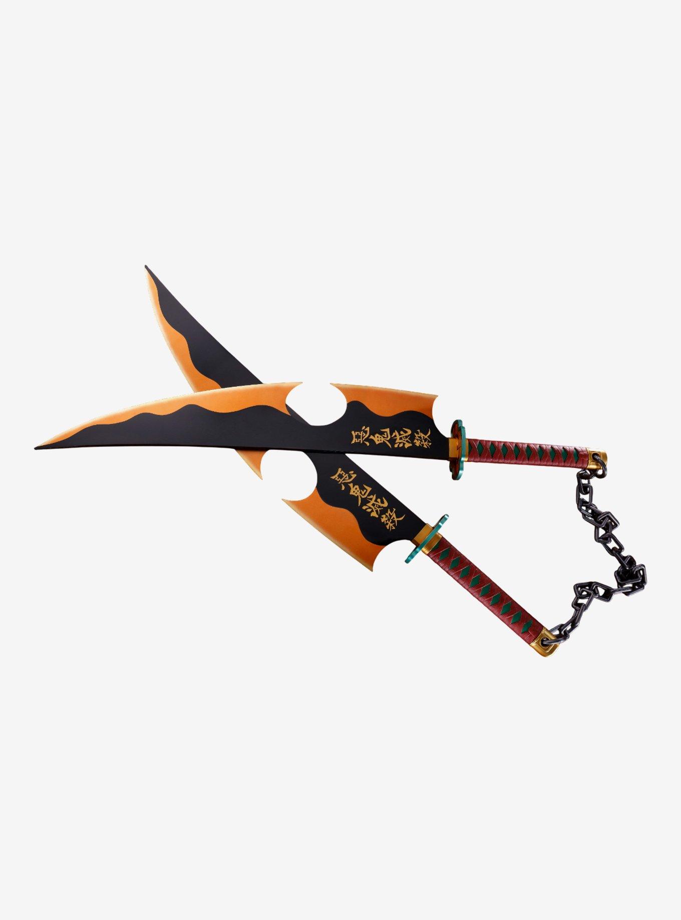 Bandai Spirits Demon Slayer: Kimetsu no Yaiba Proplica Tengen Uzui's Nichirin Swords, , hi-res