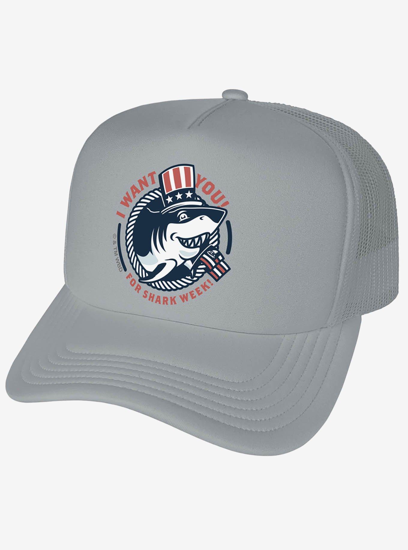 Shark Week: Television Series I Want You Foam Trucker Hat, , hi-res