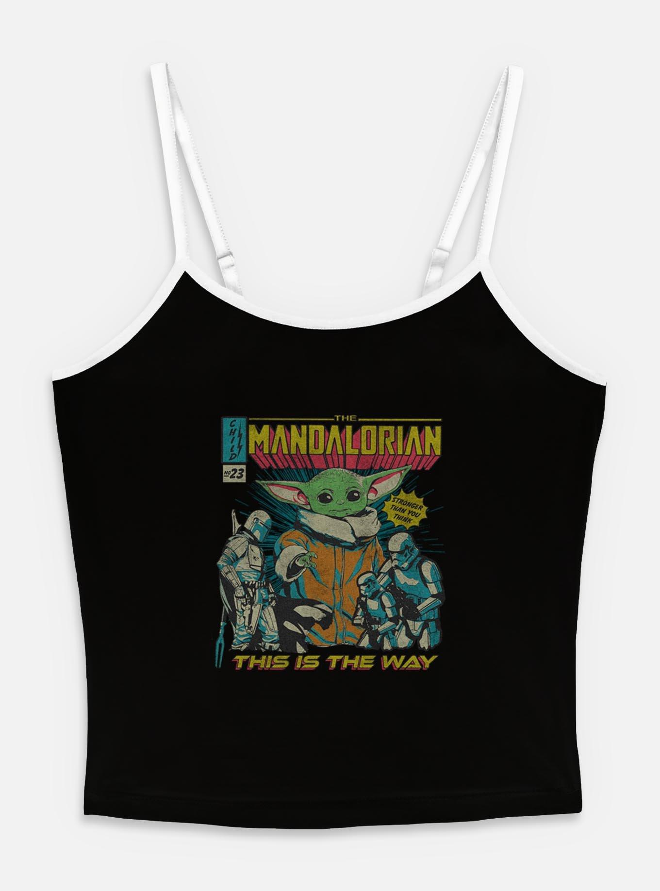 Star Wars The Mandalorian This Is The Way Child Poster Womens Cami, BLACK, hi-res