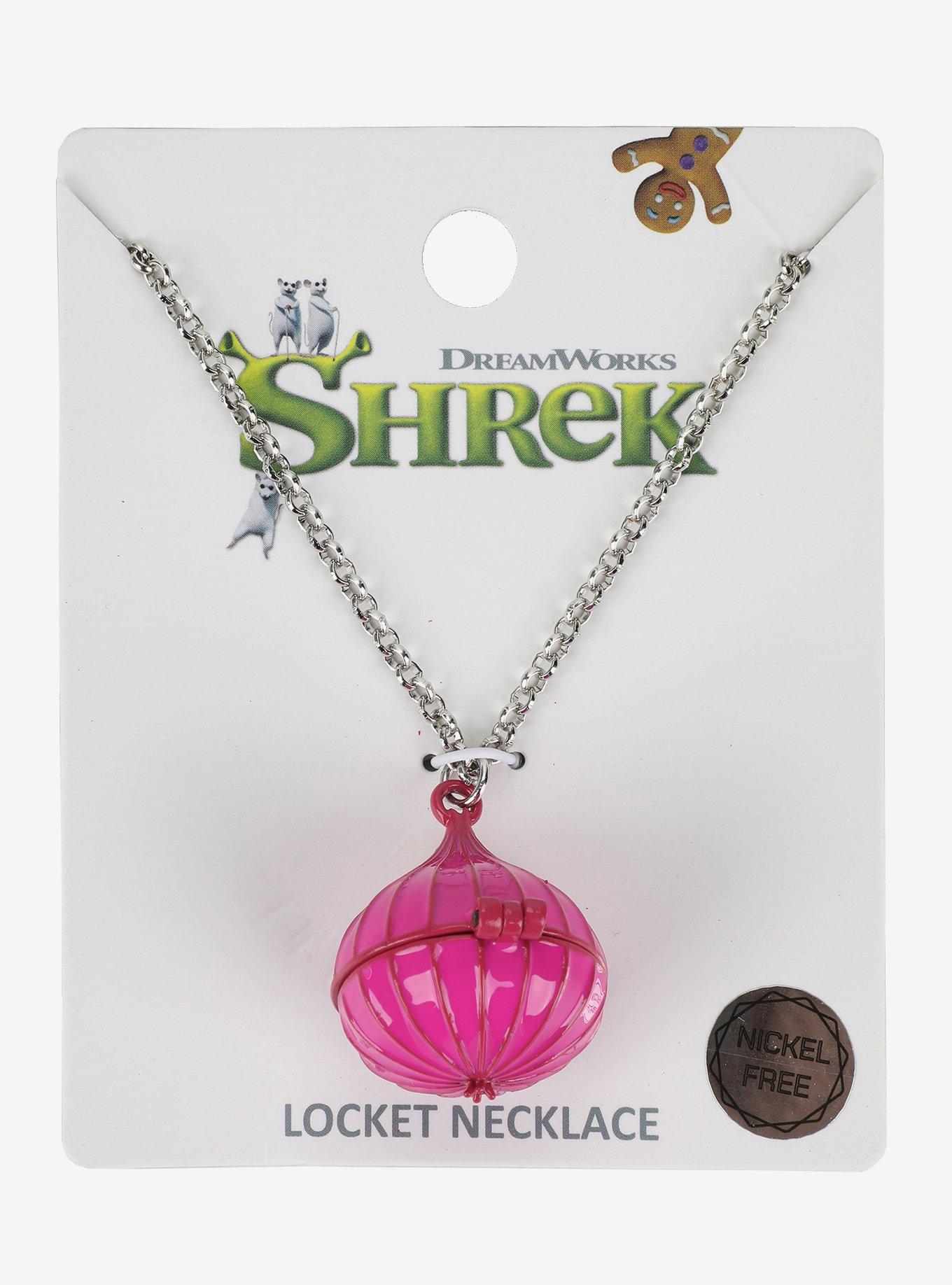 Shrek Onion Locket Necklace, , hi-res