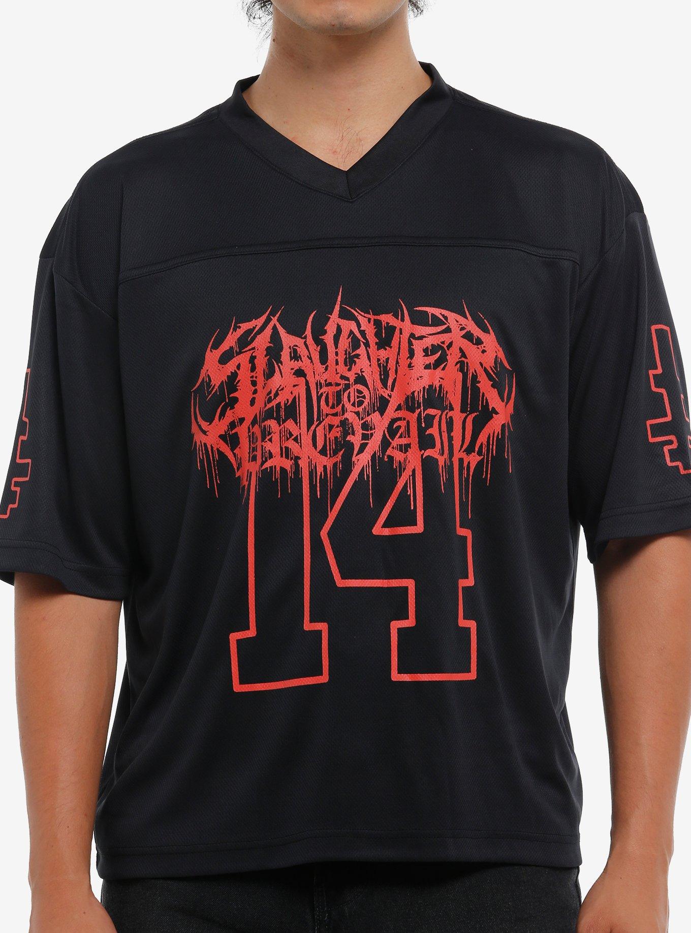 Slaughter To Prevail Logo Football Jersey, , hi-res